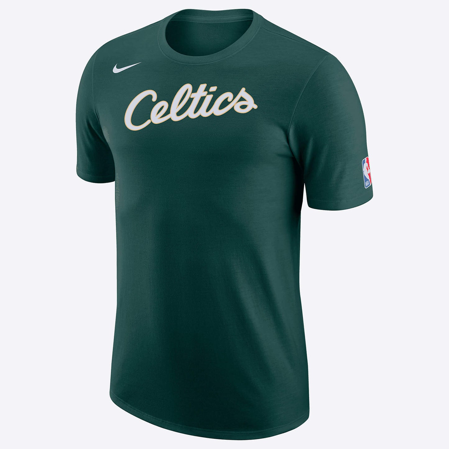 Nike Essential Logo Slub Ss Tee Boston Celtics Dark Green