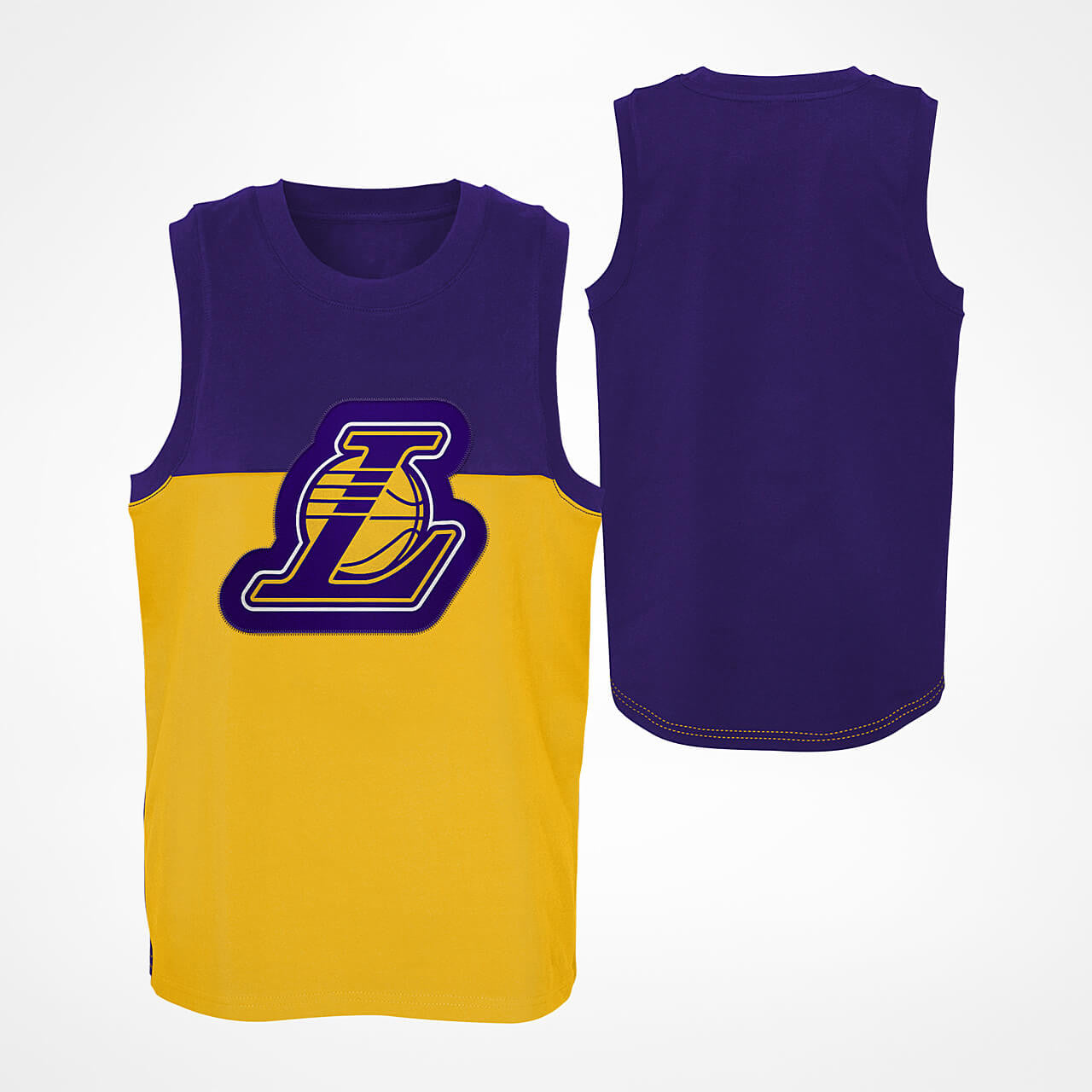 Detské tielko Outerstuff NBA Revitalize Tank Top Los Angeles Lakers žlto-fialové