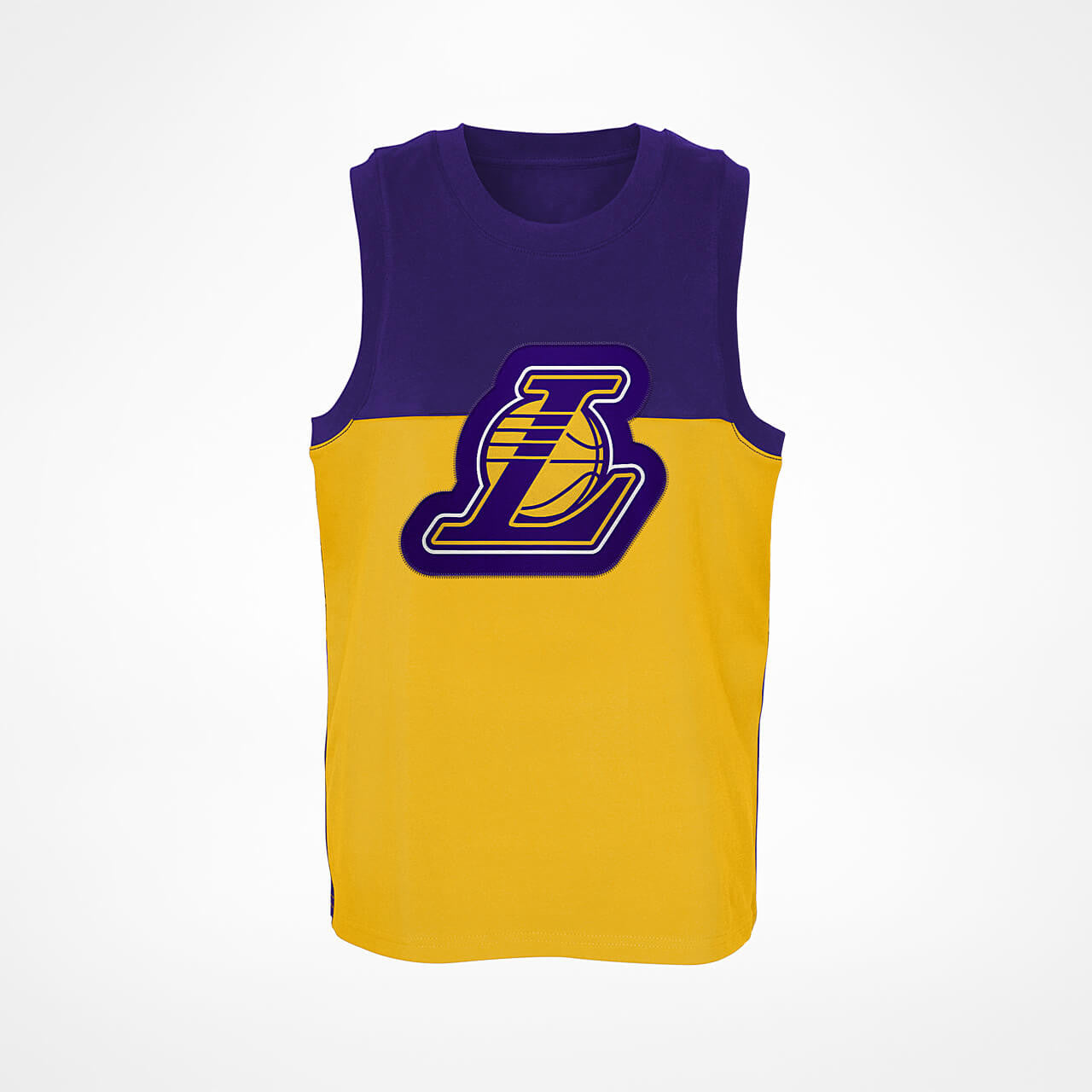 Detské tielko Outerstuff NBA Revitalize Tank Top Los Angeles Lakers žlto-fialové