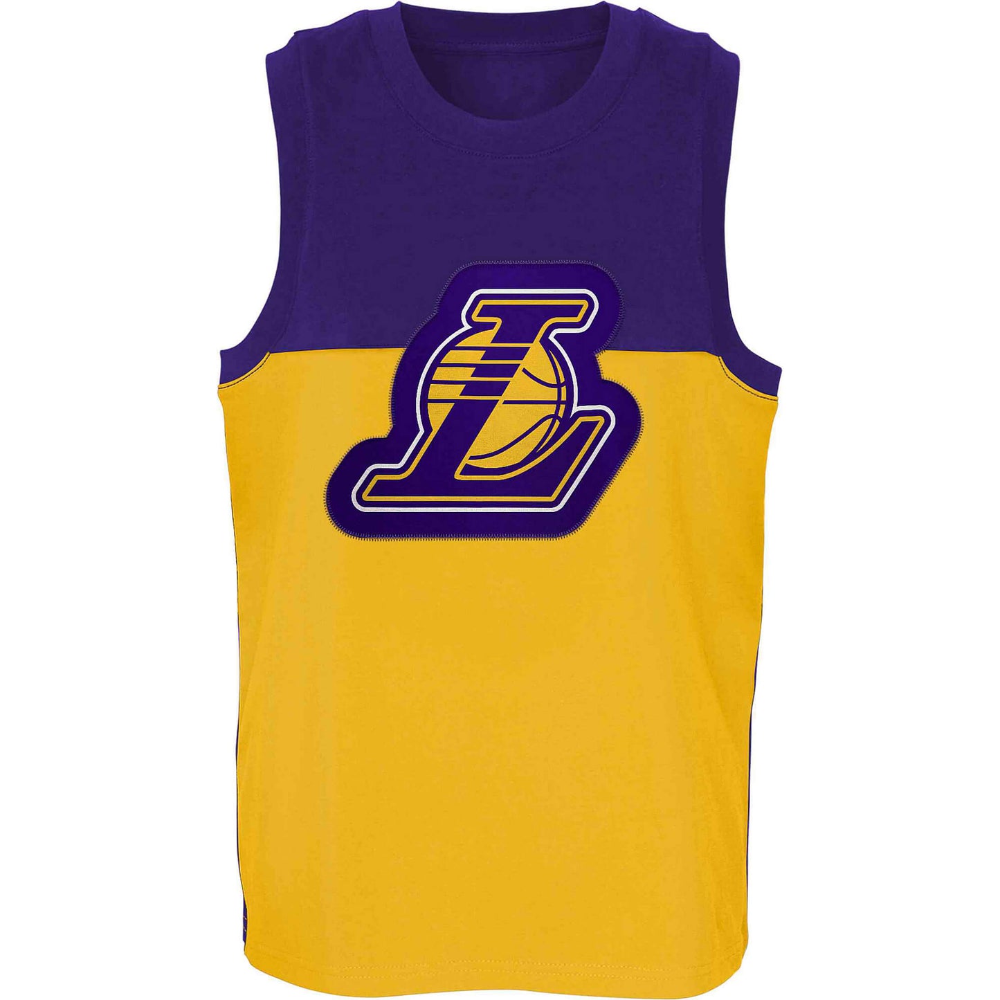 Detské tielko Outerstuff NBA Revitalize Tank Top Los Angeles Lakers žlto-fialové