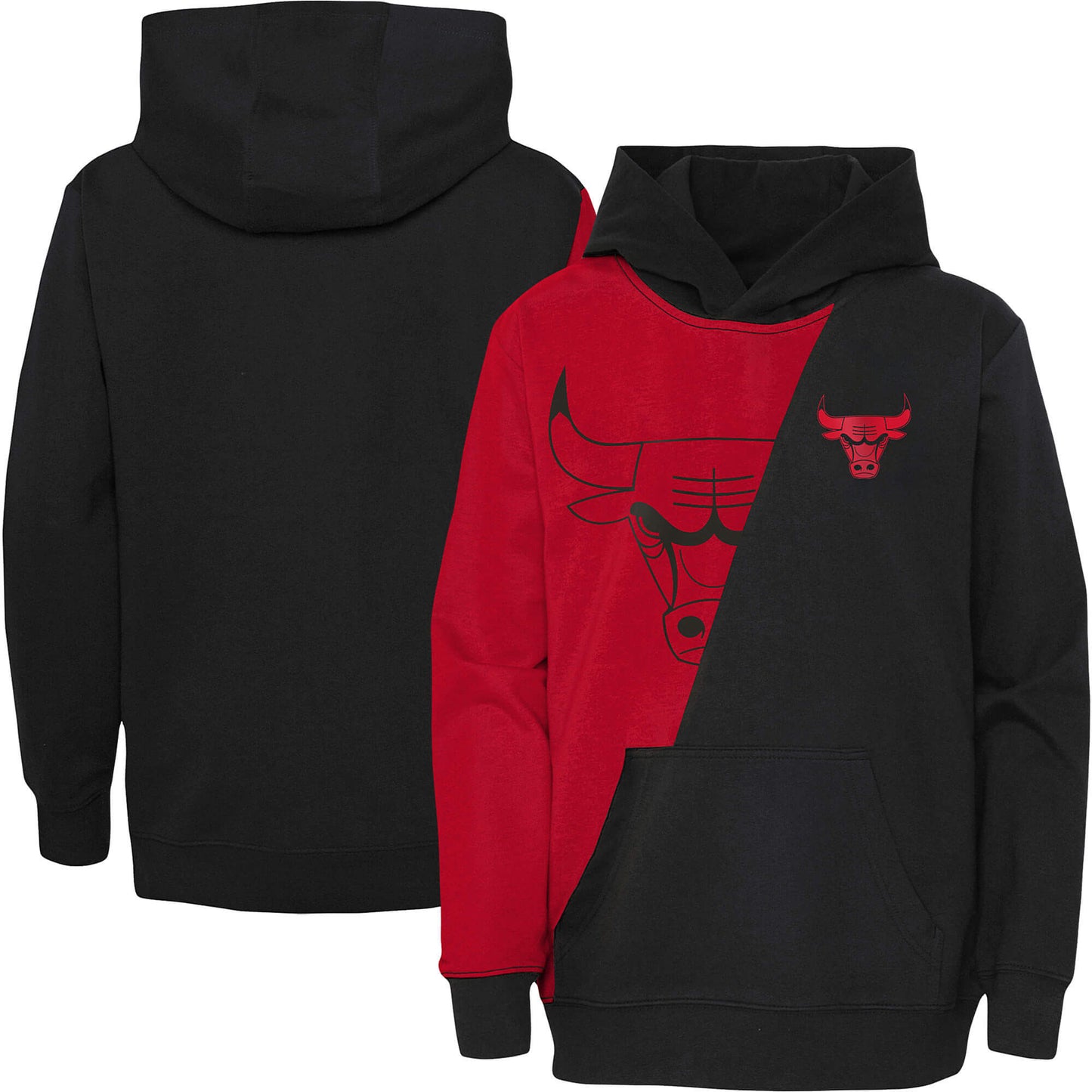 Outer Stuff Unrivaled French Terry Hood Chicago Bulls Black/Red