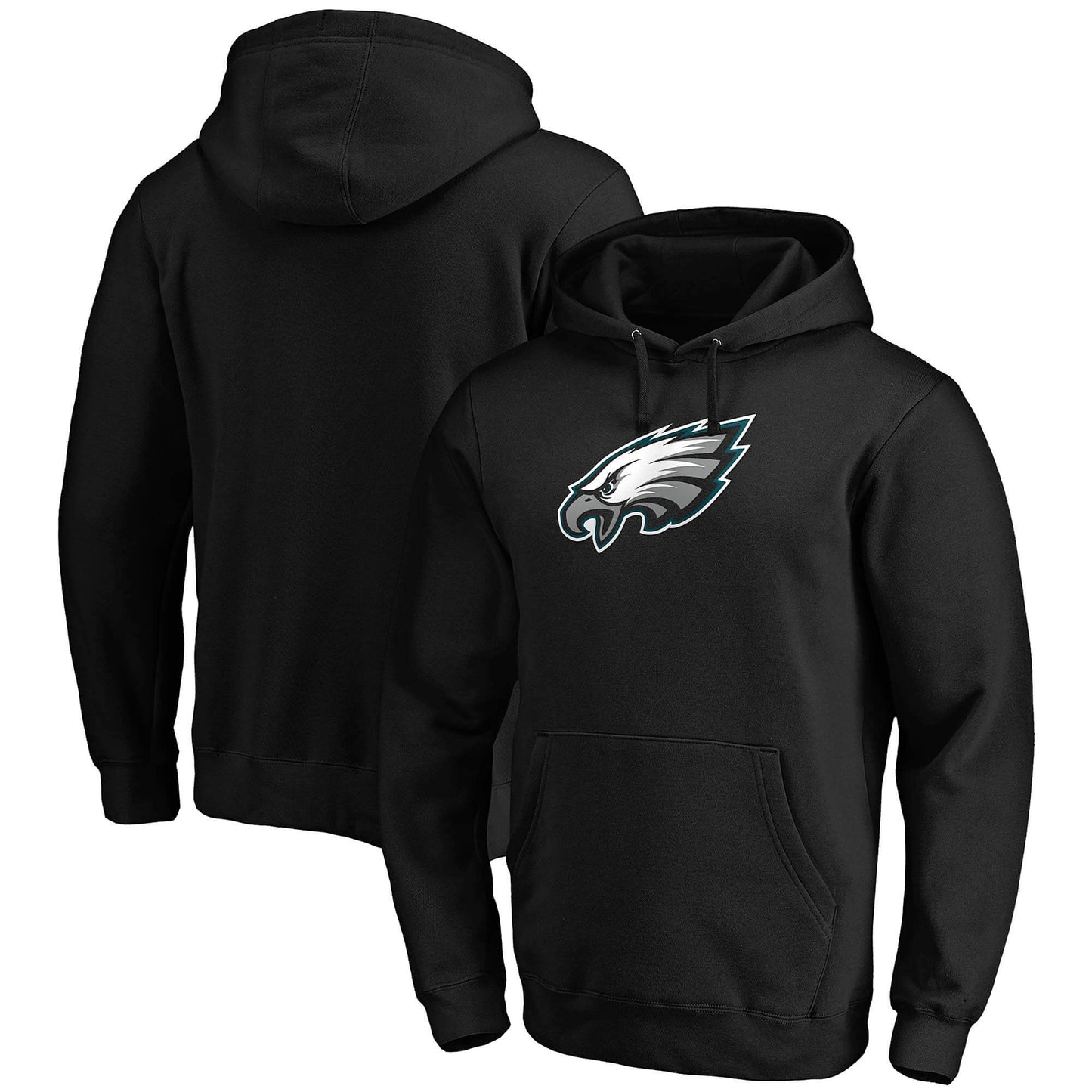 Detská mikina s kapucňou Outerstuff NFL Primary Logo Hoody Eagles čierna