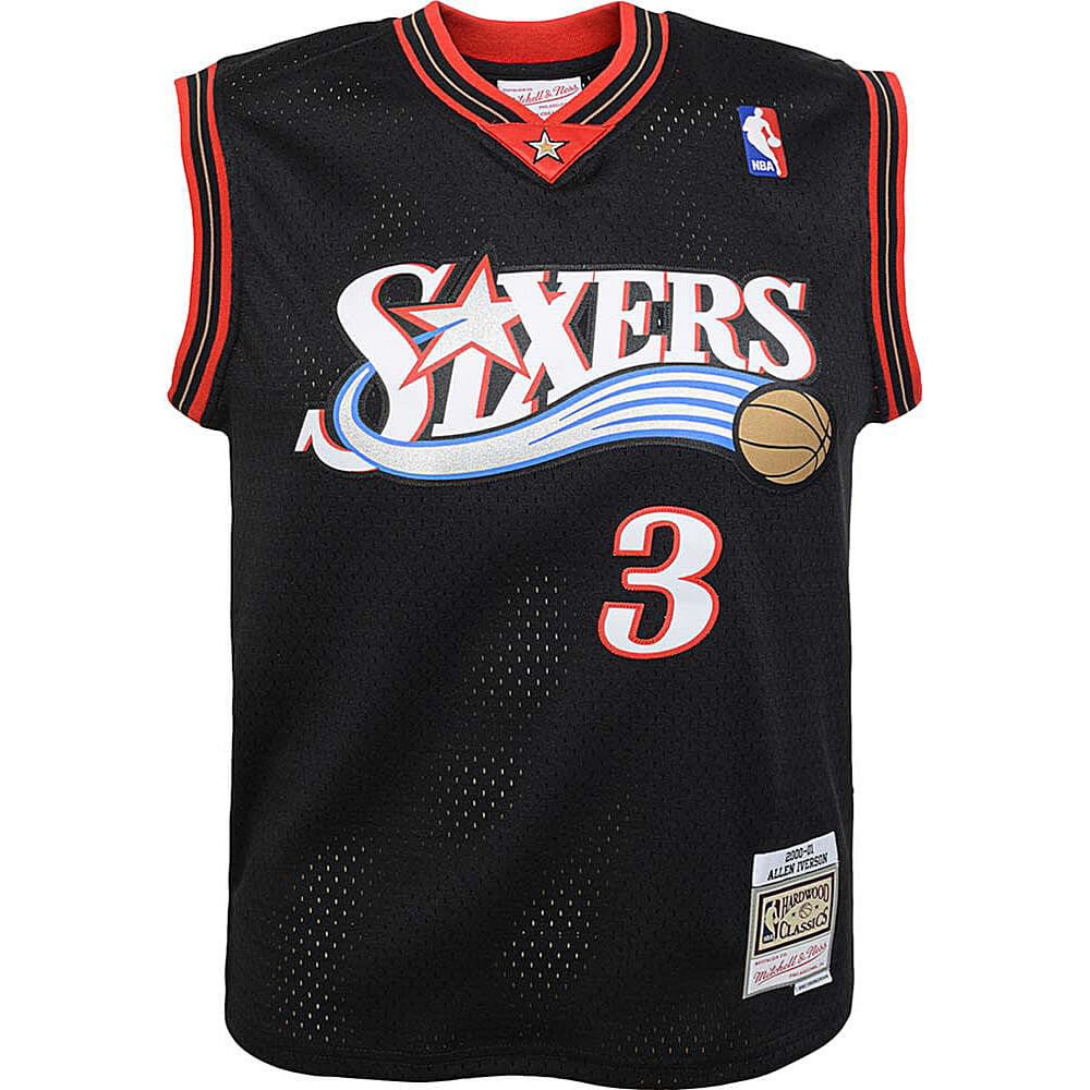 Basketbalový dres Mitchell & Ness NBA Swingman Jersey Road Philadelphia 76ers Allen Iverson čierny