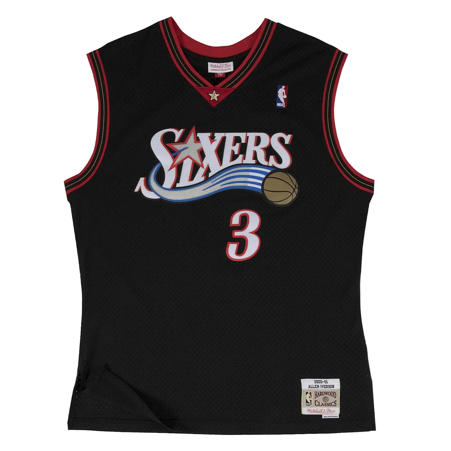 Basketbalový dres Mitchell & Ness NBA Swingman Jersey Road Philadelphia 76ers Allen Iverson čierny