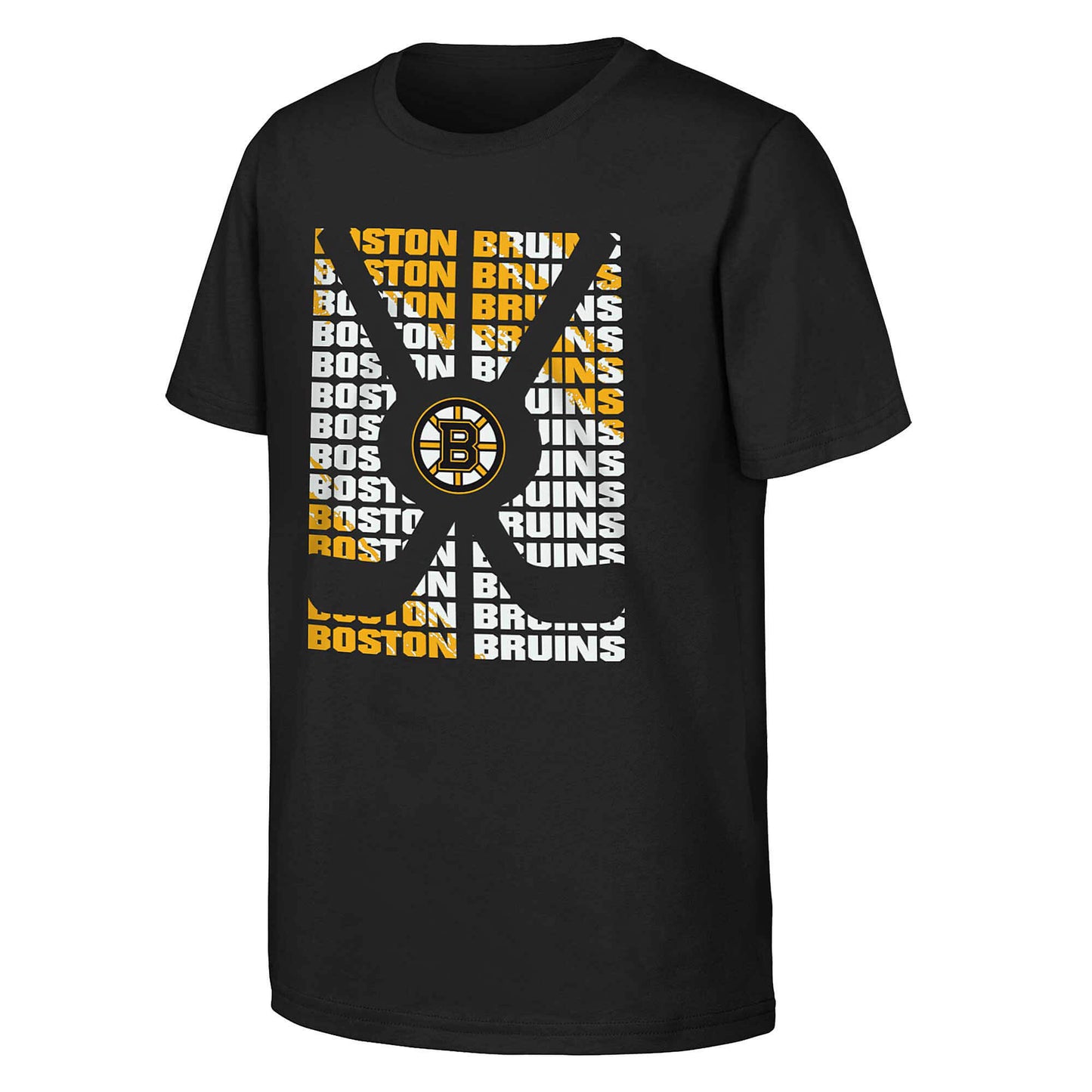 Outer Stuff Nhl Box Ss Ctn Tee Boston Bruins Black