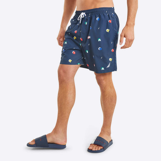 Plavecké šortky Nautica Winston 6” Swim Short tmavo modré