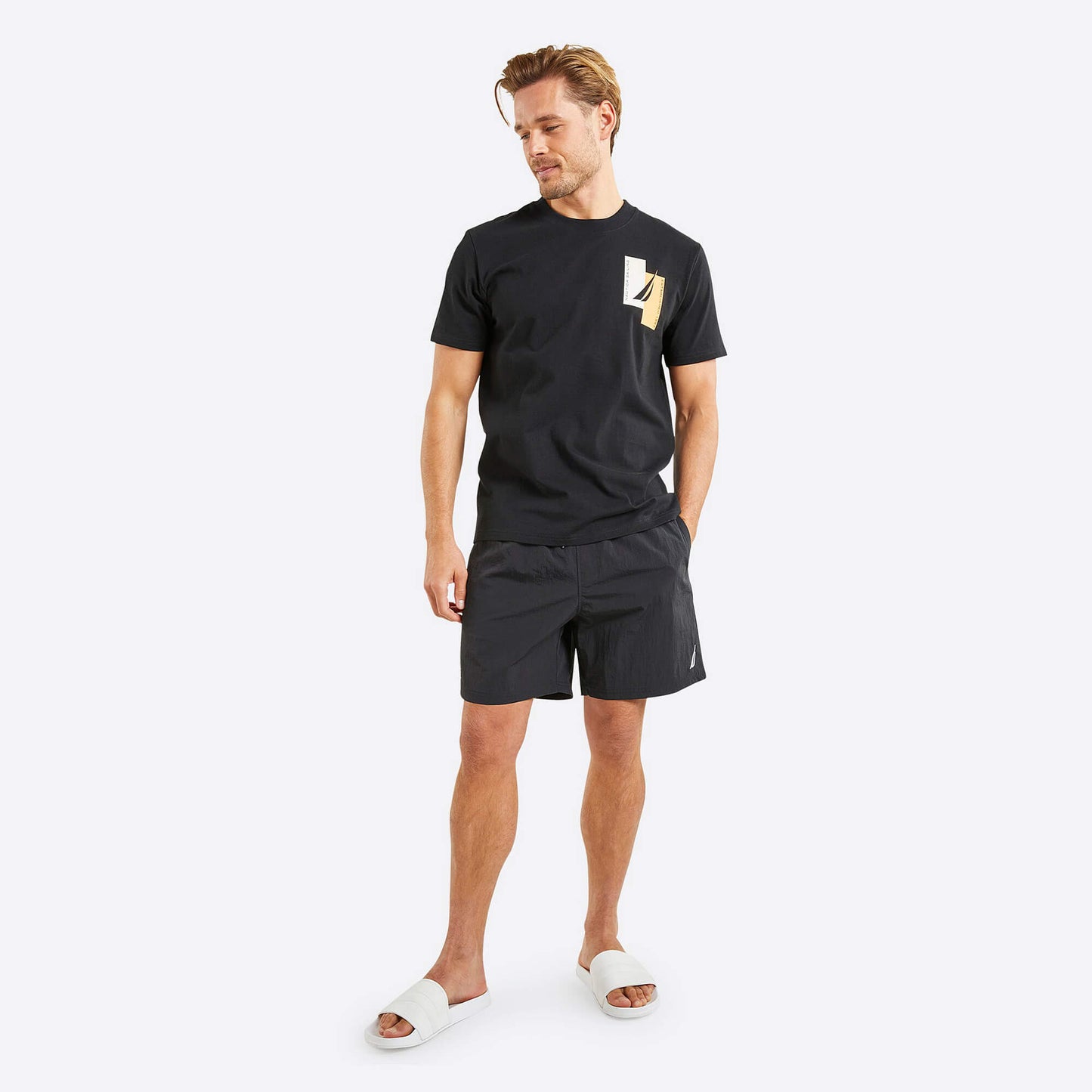 Plavecké šortky Nautica Arian 6” Swim Short čierne