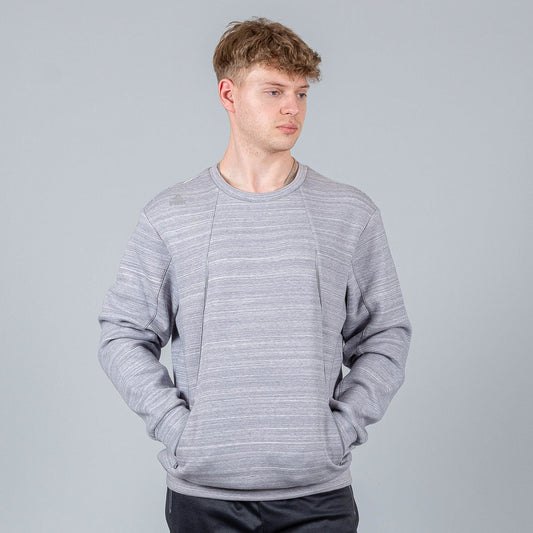 PEAK Round Neck Sweater Mid.Melange Grey