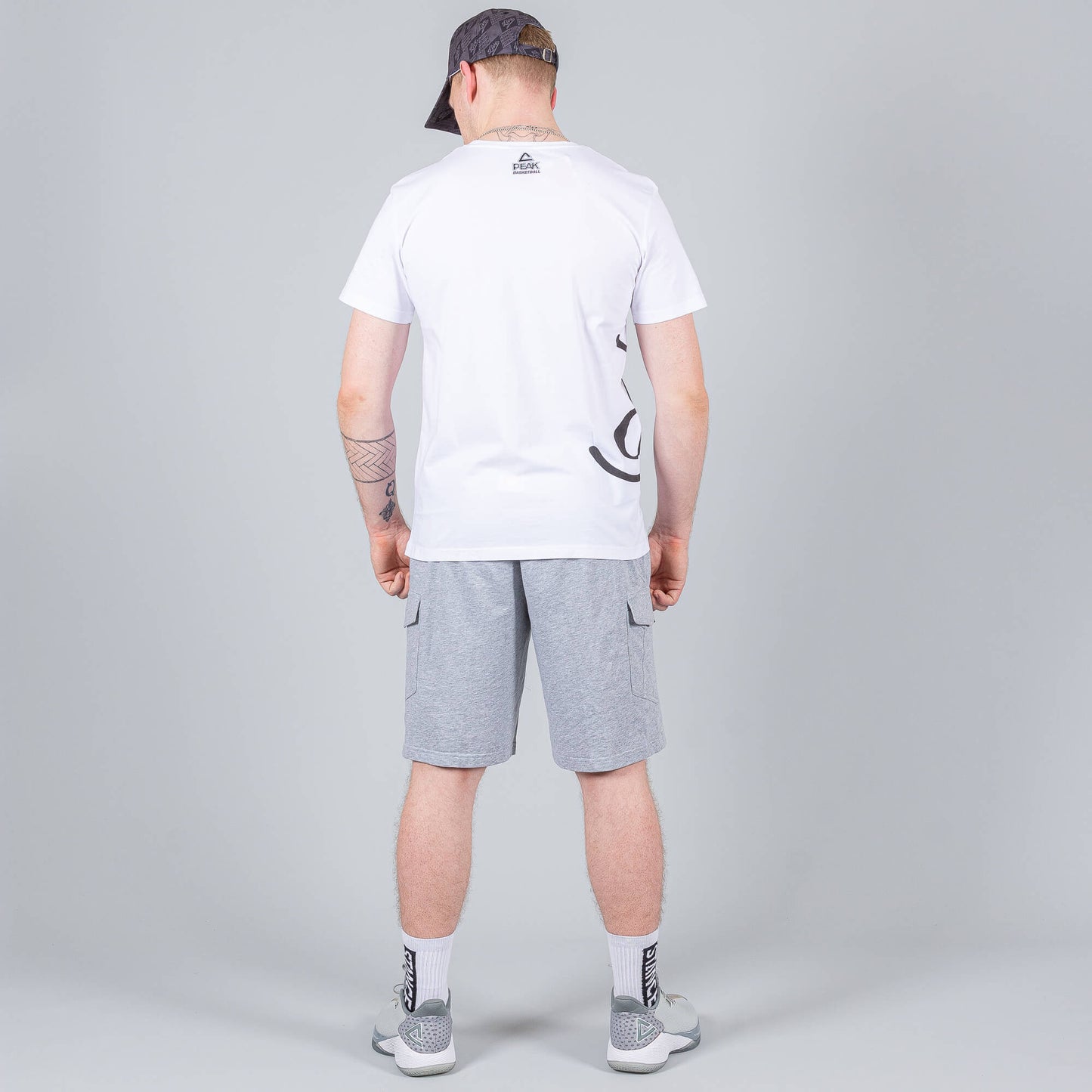 PEAK ROUND NECK T-SHIRT WHITE