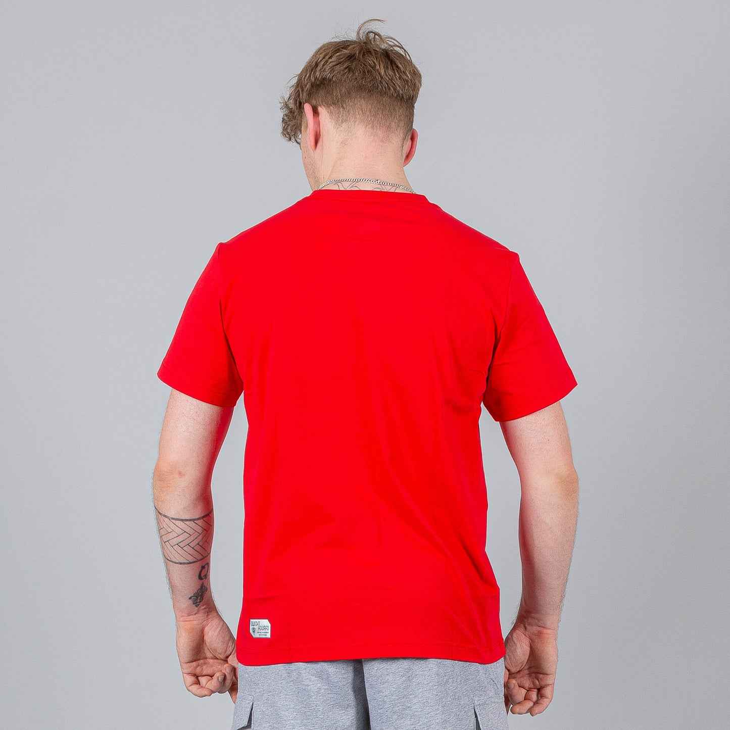 Peak Round Neck T-Shirt Red