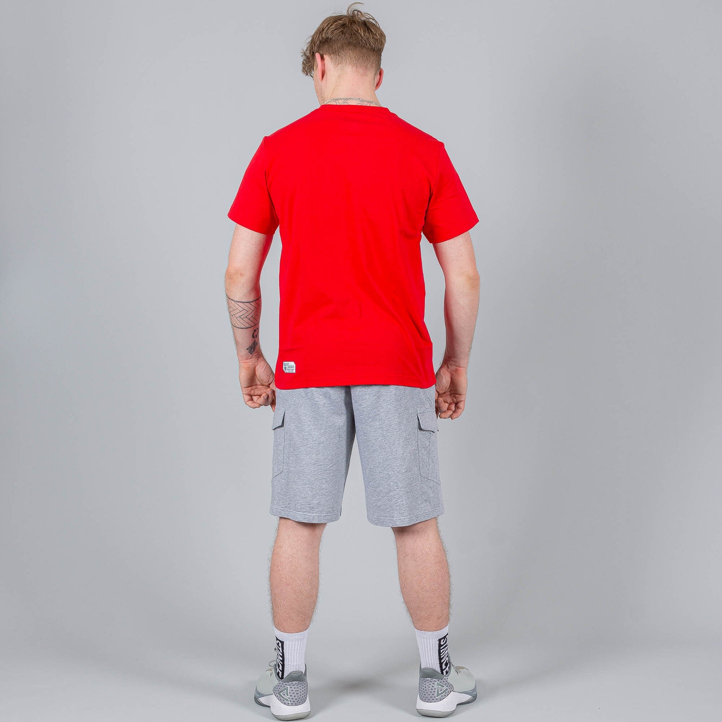 Peak Round Neck T-Shirt Red