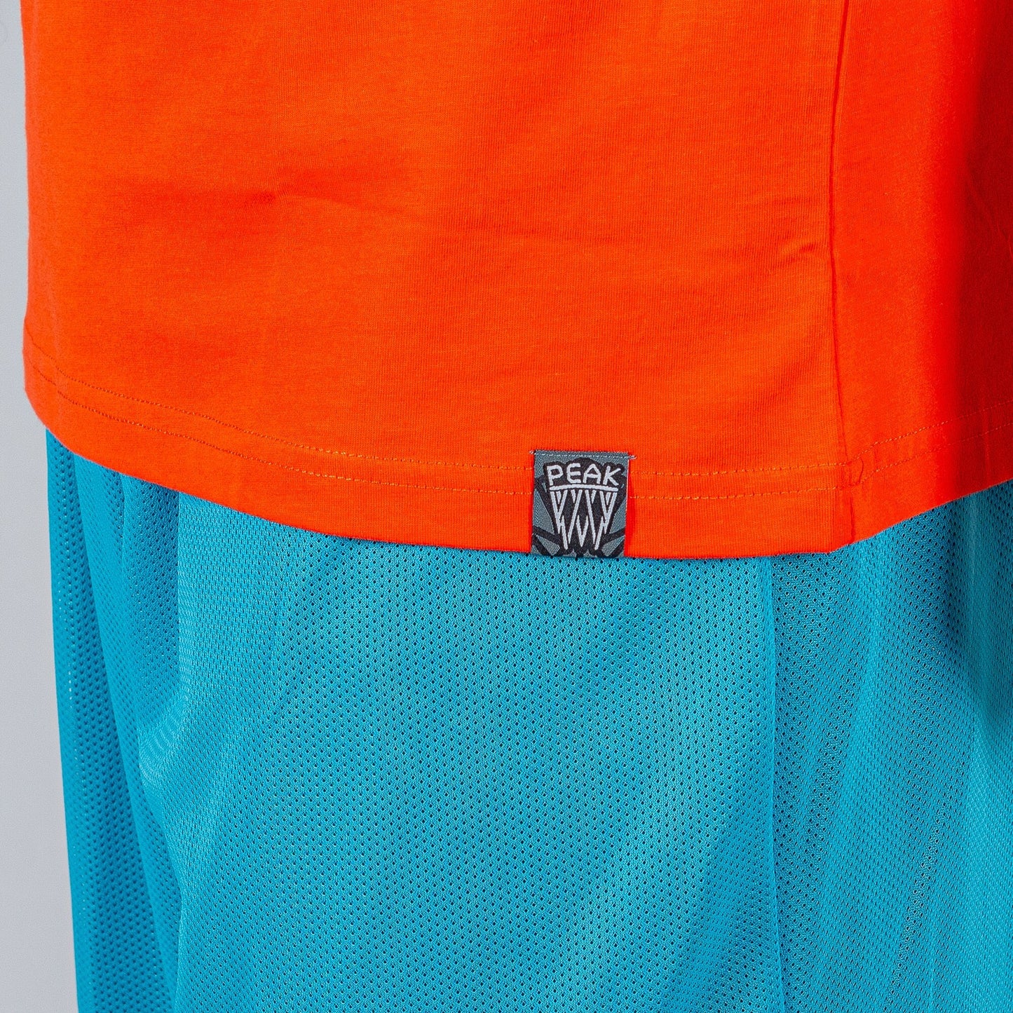 Peak Basketball Round Neck T-Shirt Bright Orange