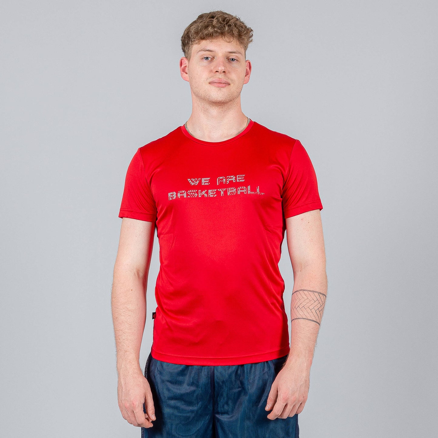 Peak Basketball Trainning T-Shirt Dk.Red