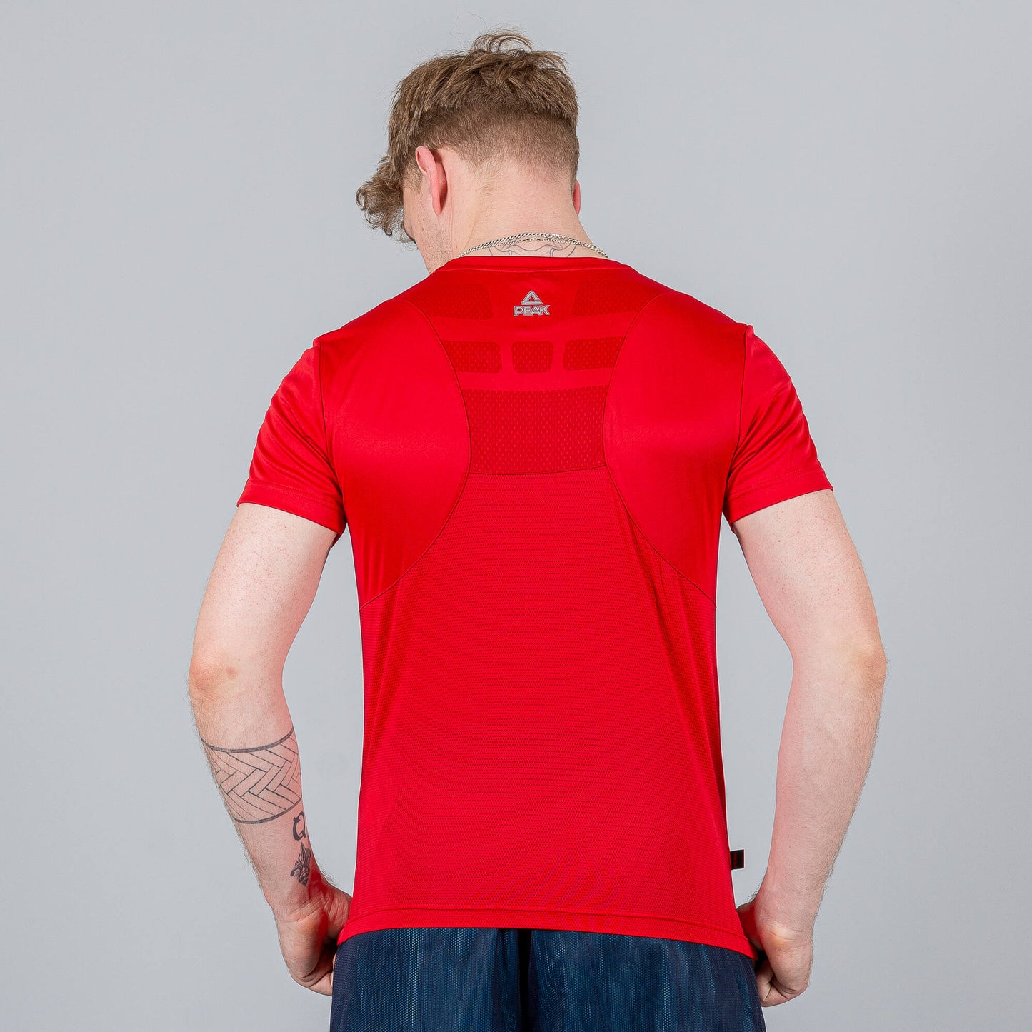 Peak Basketball Trainning T-Shirt Dk.Red