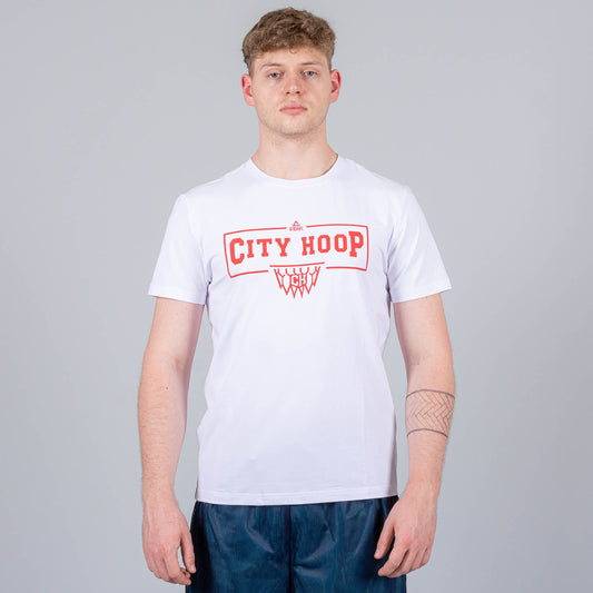 Peak Basketball Series City Hoop T-Shirt White