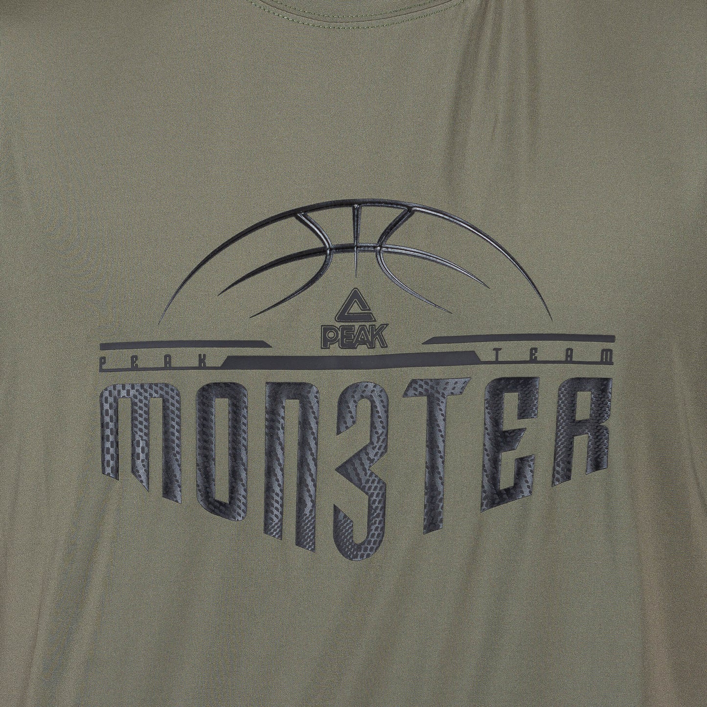 Peak George Hill Collection Monster Knitted T-Shirt Lt.Army