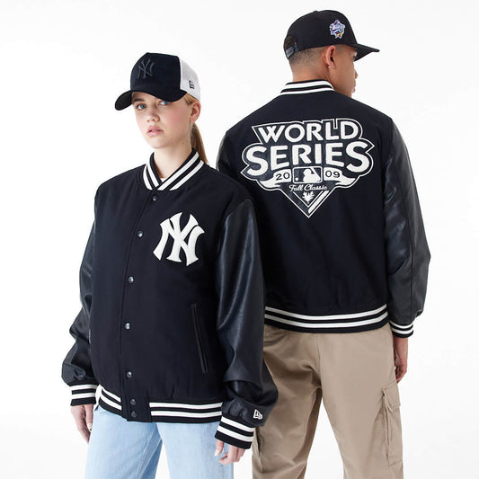 Bunda NEW ERA New York Yankees MLB World Series Varsity Jacket čierna