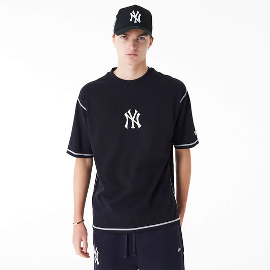 NEW ERA New York Yankees MLB World Series Black Oversized T-Shirt