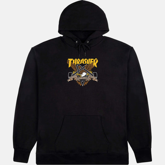 Mikina s kapucňou Thrasher x Antihero Eaglegram Hoodie čierna