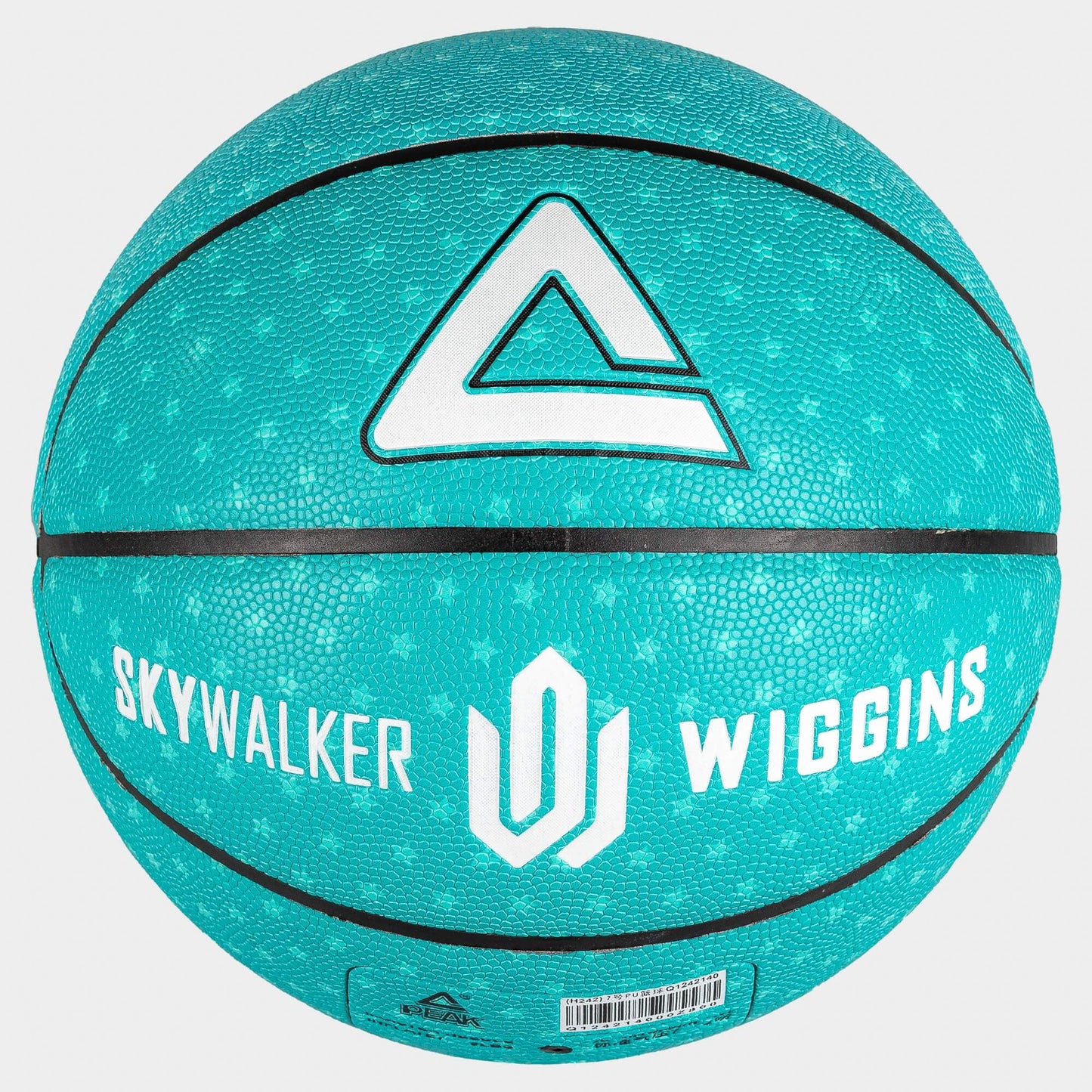 Basketbalová lopta Peak Andrew Wiggins Skywalker Composite Indoor/Outdoor veľkosť 7 tyrkysová