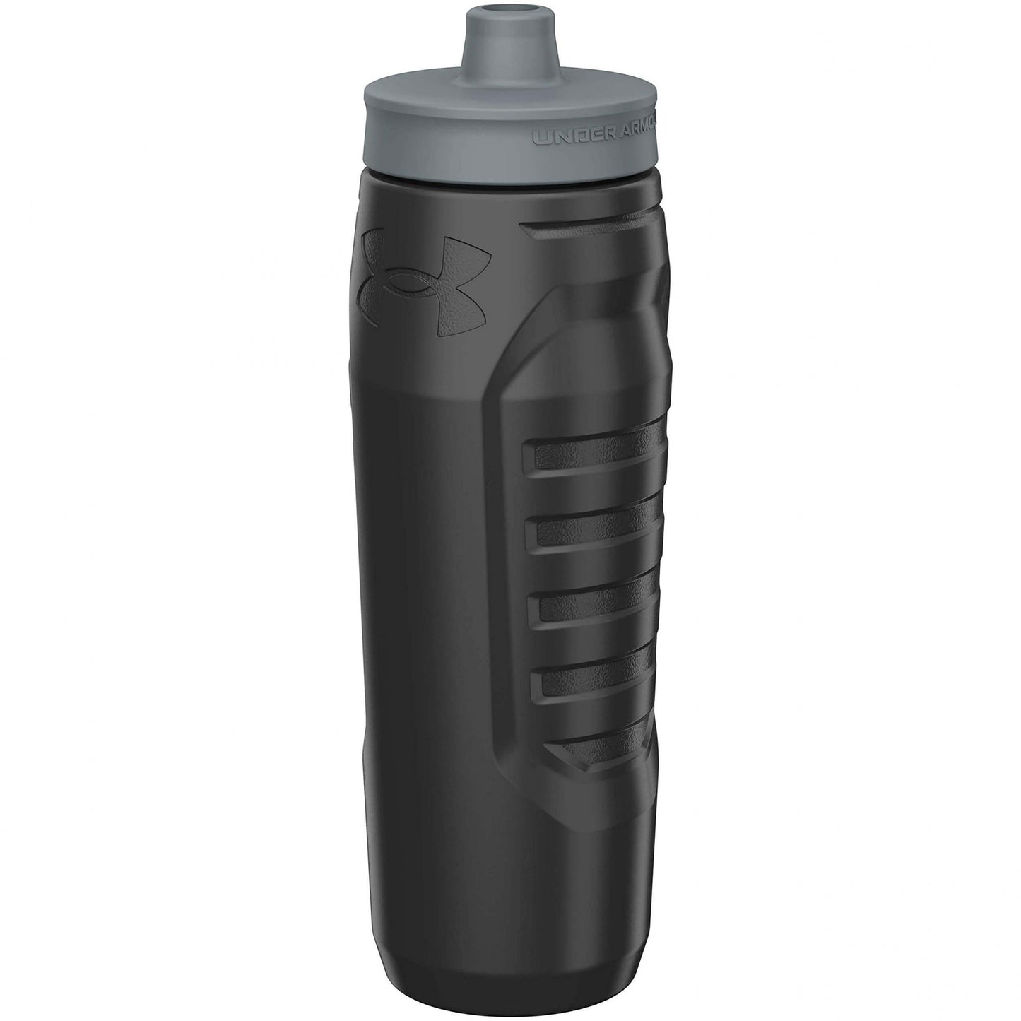 Športová fľaša Under Armour 32oz Sideline Squeeze Black/Pitch Grey - 950ml čierna