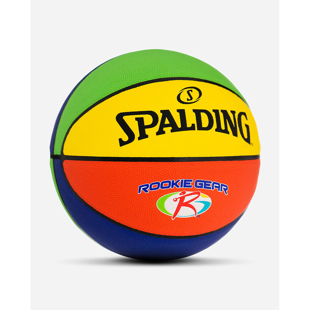 Spalding Rookie Gear Multi Color Rubber Basketball (sz. 4)