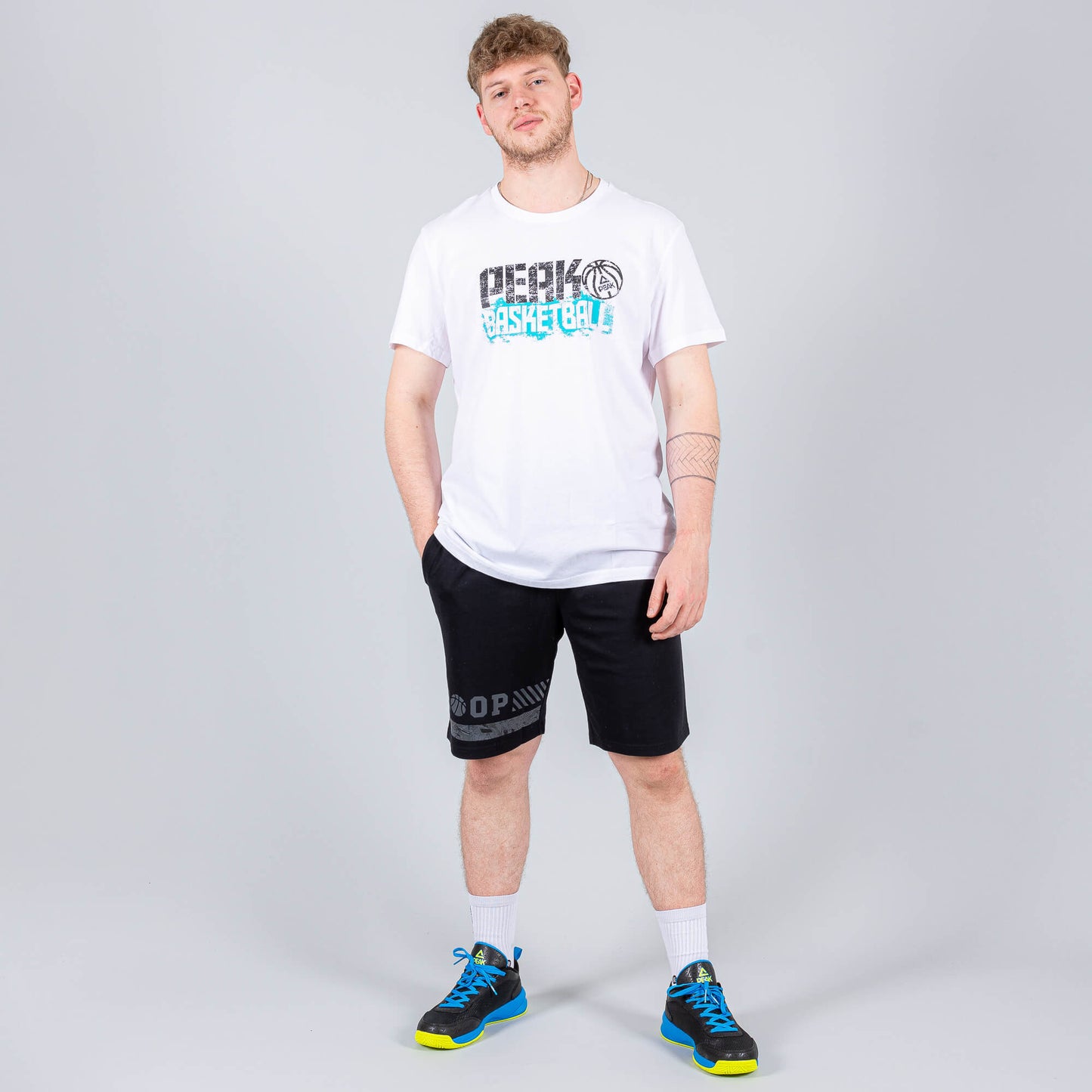 Kraťasy Peak Basketball Series City Hoop čierne