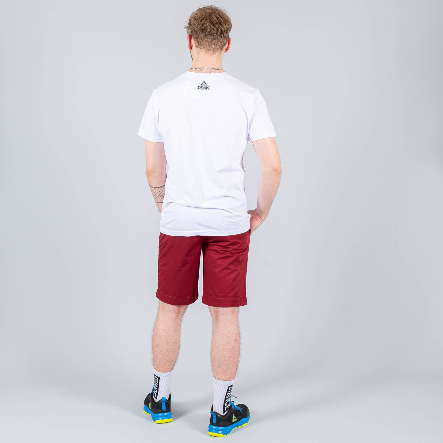 Bavlnené kraťasy Peak Cotton Short Pant bordové