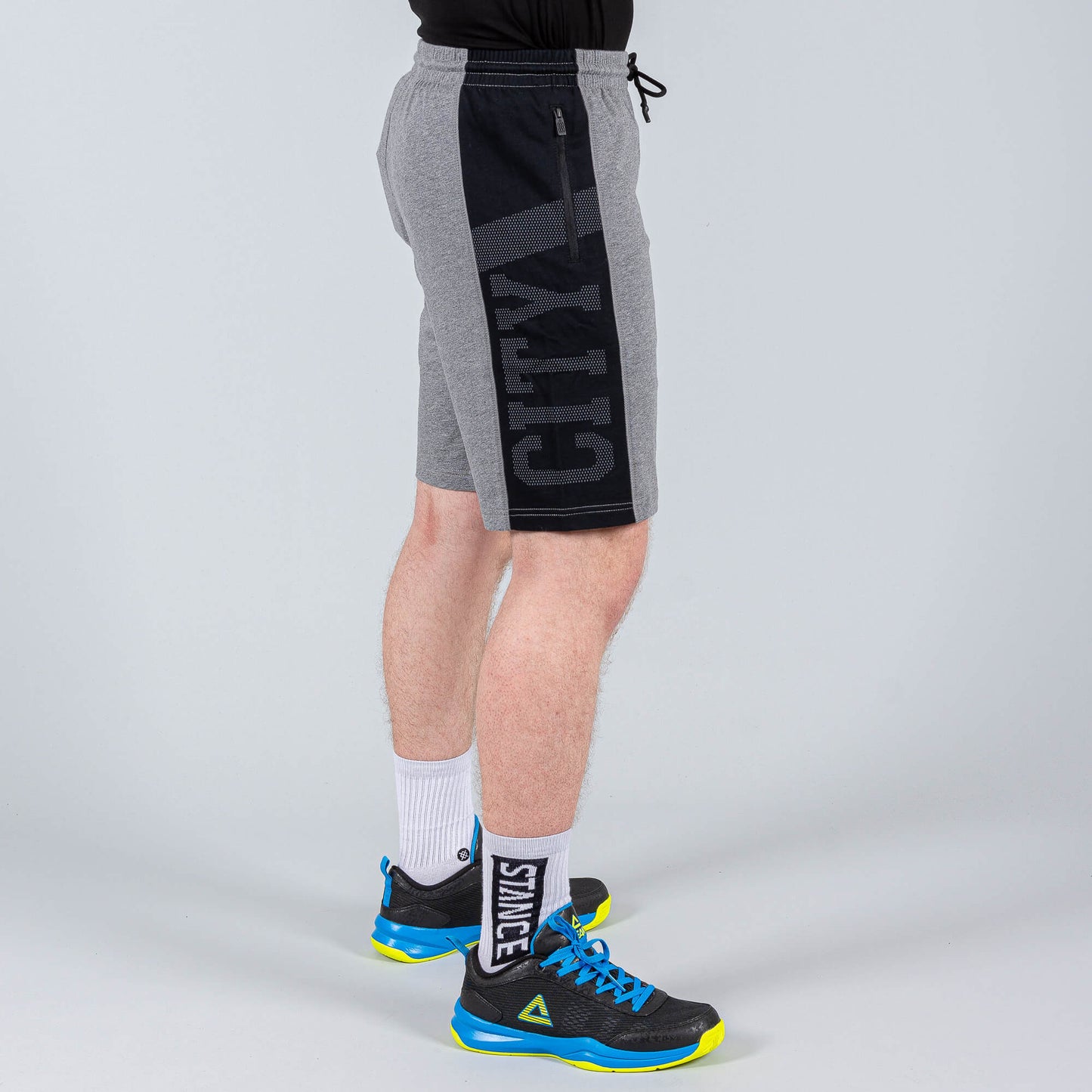 Peak Basketball Series City Hoop Knitted 1/2 Pants Mid.Melange Grey