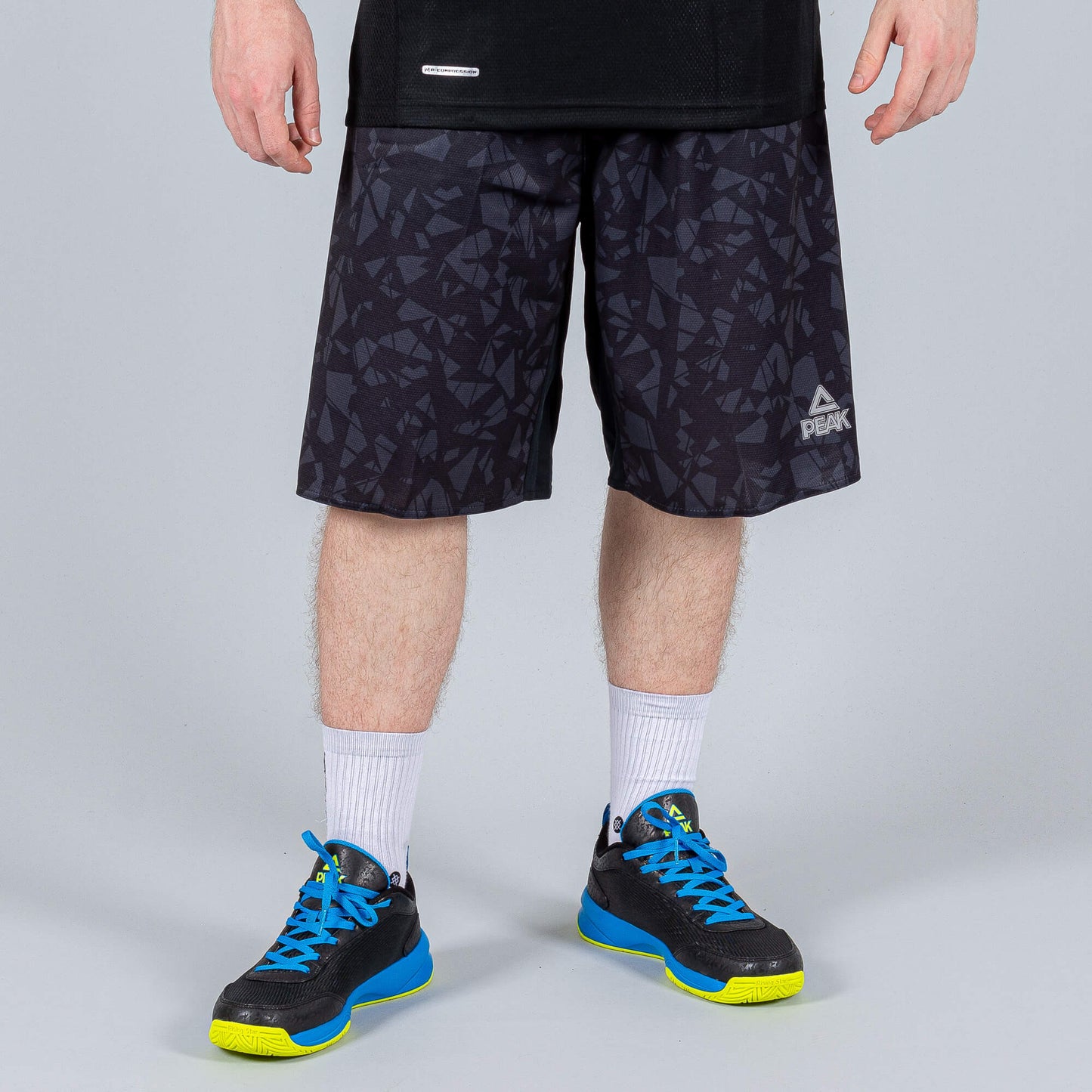 Peak Basketball Shorts Black/Dk.Grey