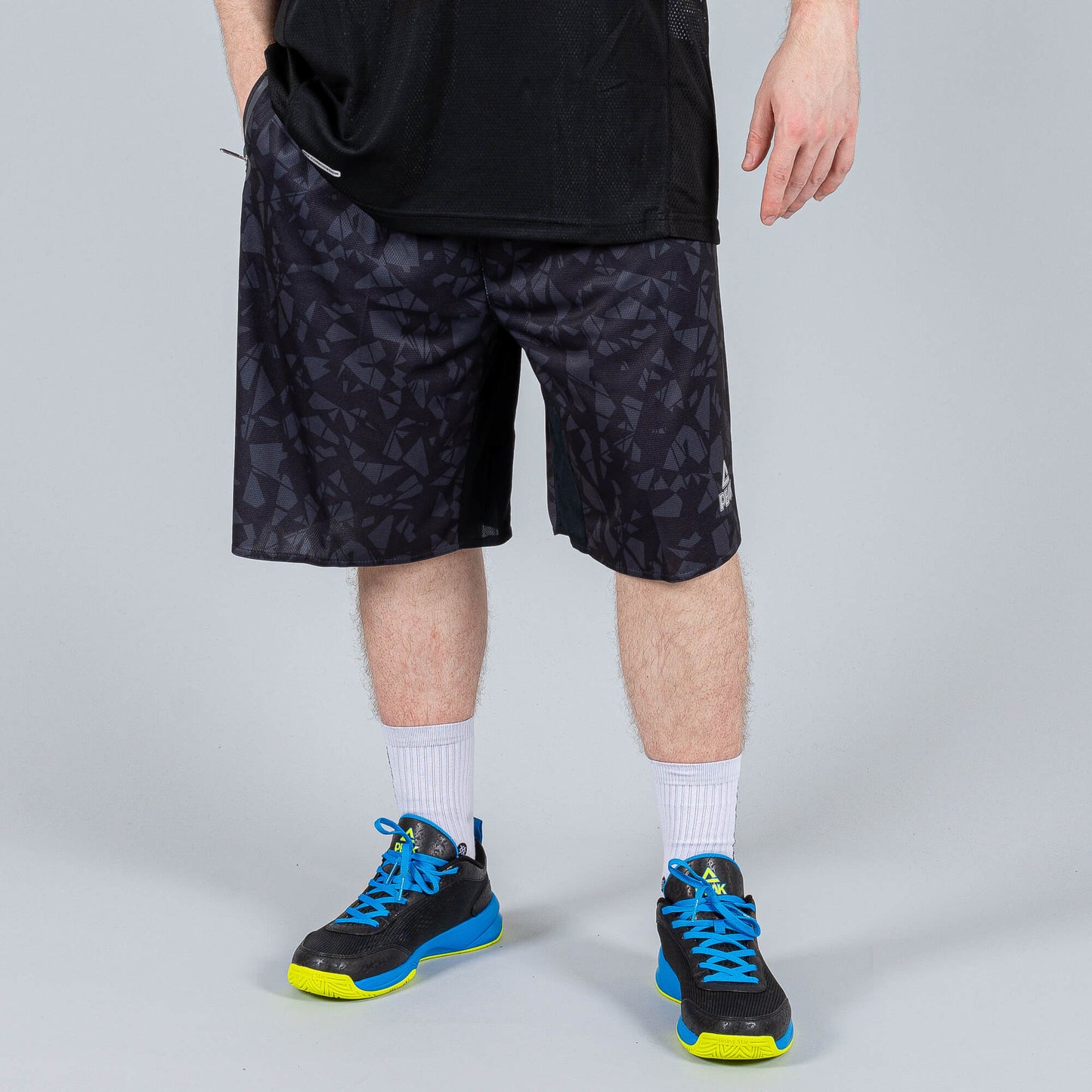 Peak Basketball Shorts Black/Dk.Grey