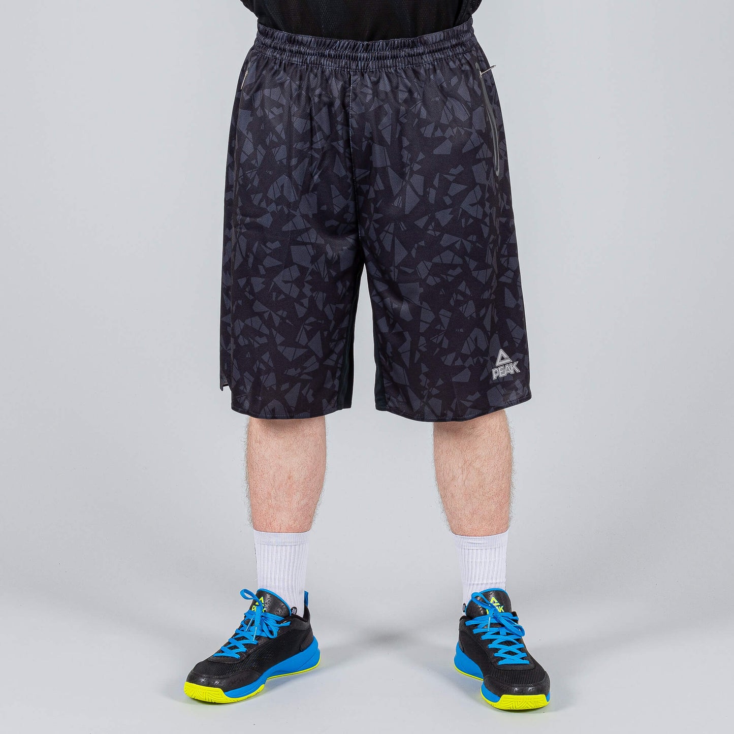 Peak Basketball Shorts Black/Dk.Grey