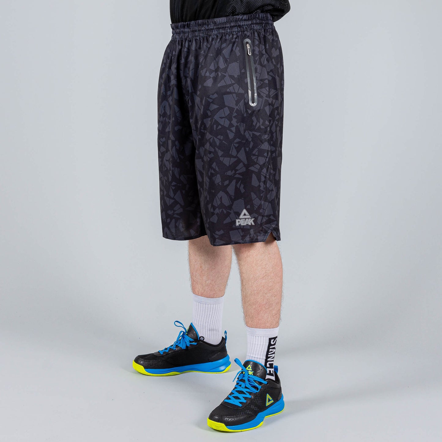 Peak Basketball Shorts Black/Dk.Grey