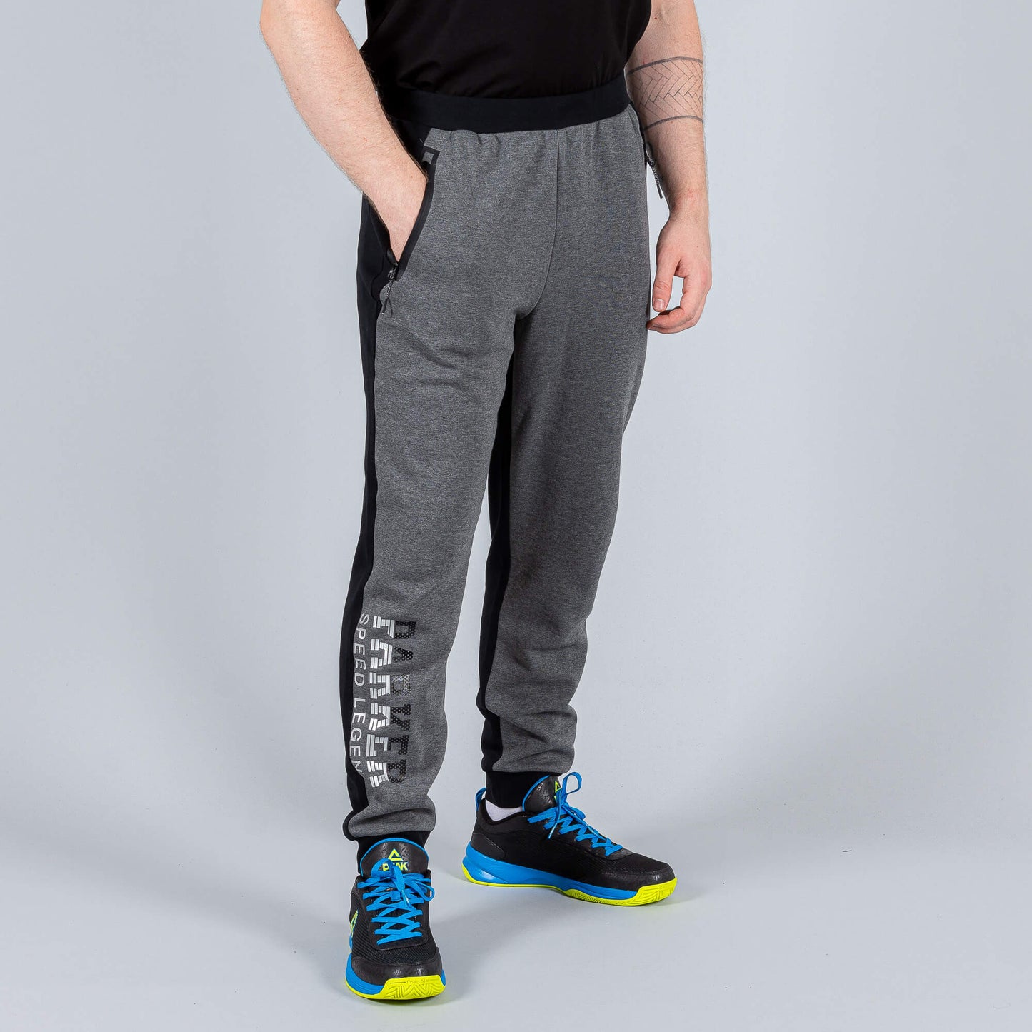 Tepláky Peak Knitted Pants Tony Parker Speed Legend tmavošedé/čierne