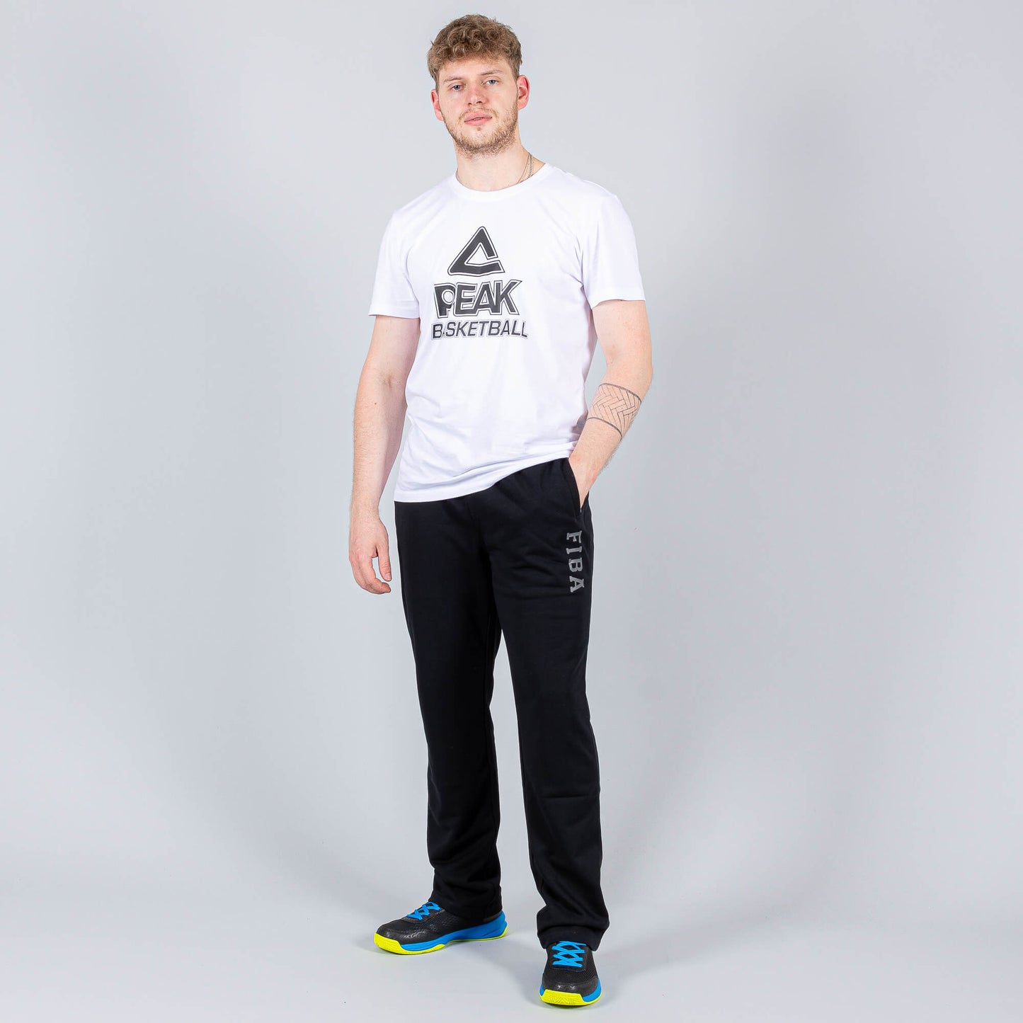 Tepláky Peak FIBA Knitted Pants čierne