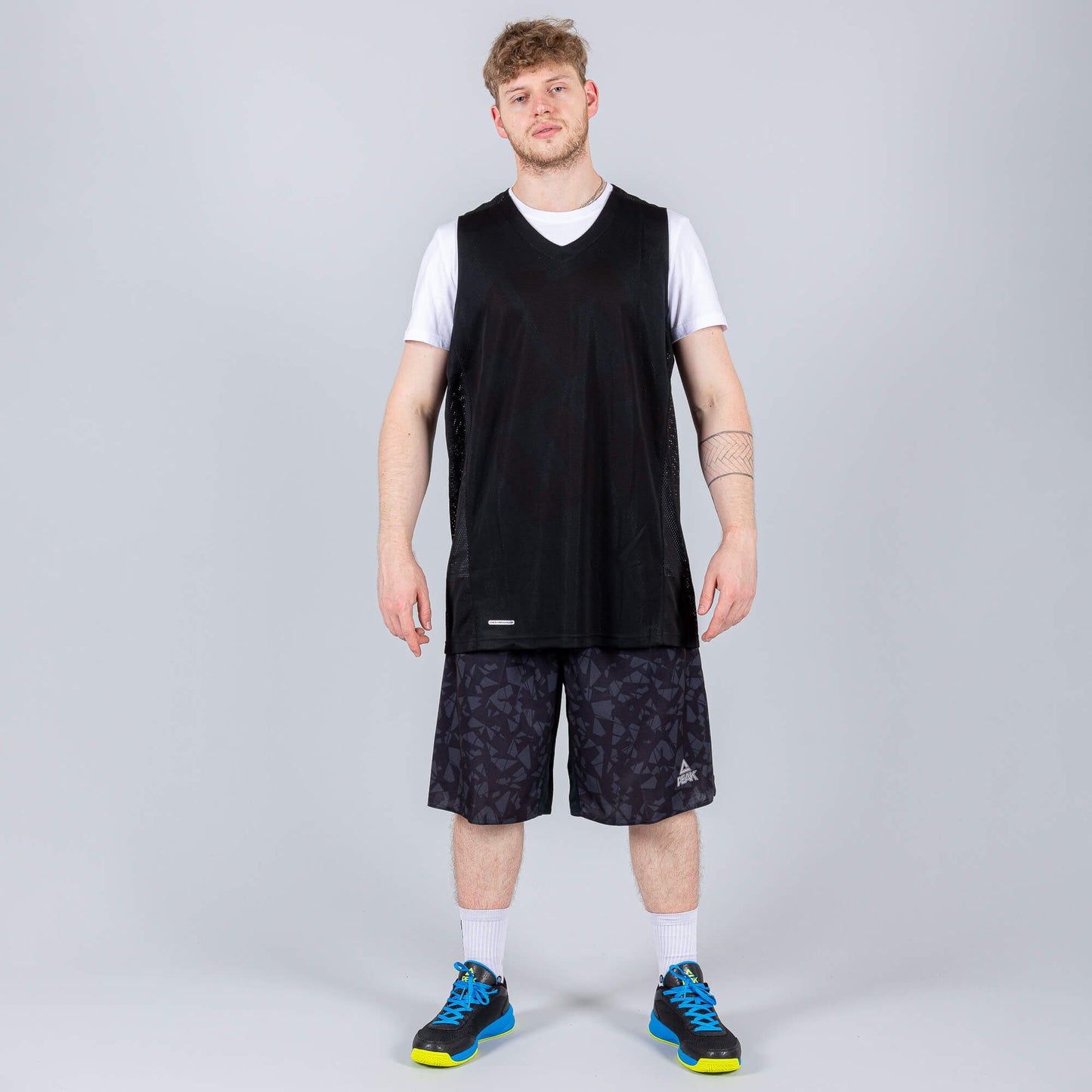 Peak Basketball Shorts Black/Dk.Grey