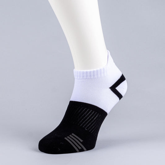 Peak Low Cut Socks White/Black