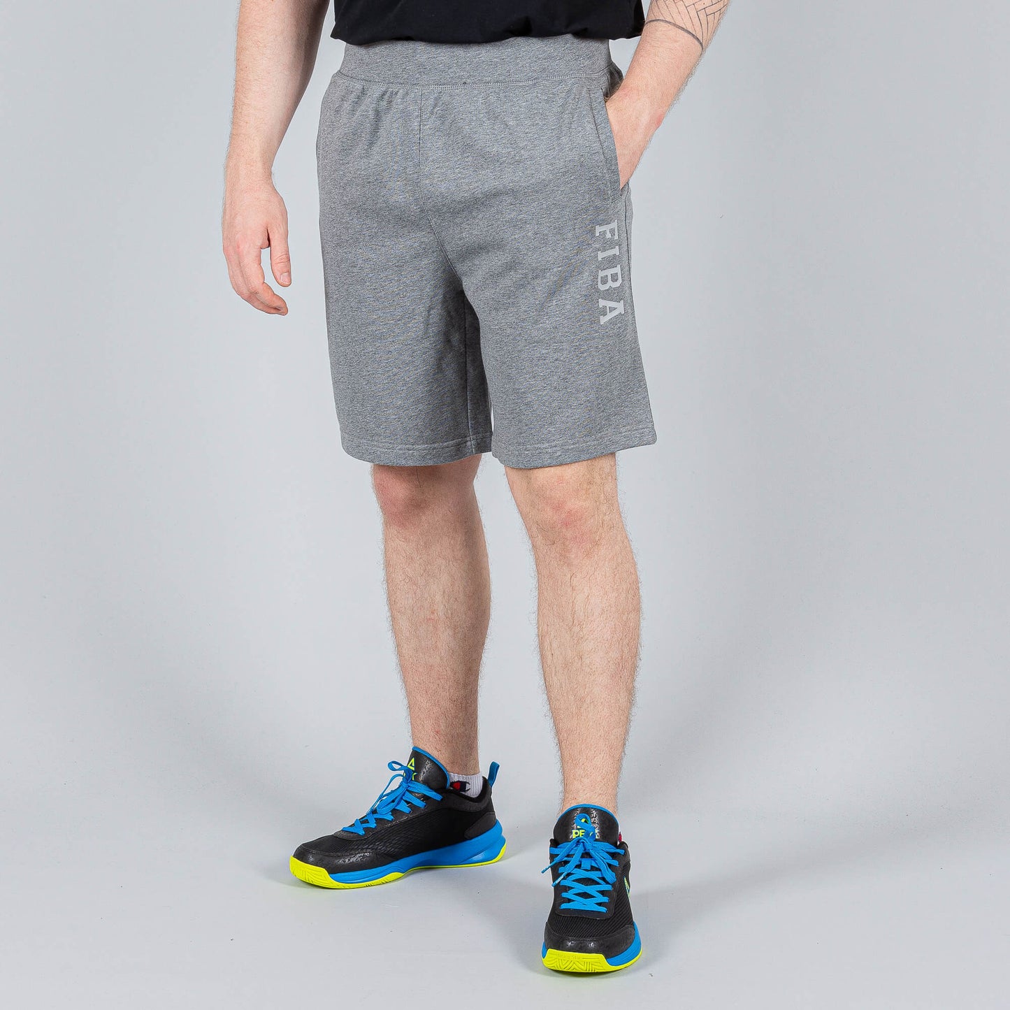 Šortky Peak FIBA Knitted Shorts šedé