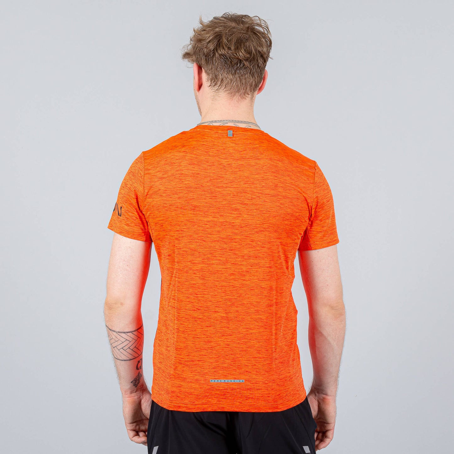 Peak Running Series Knitted T-Shirt Red Melange