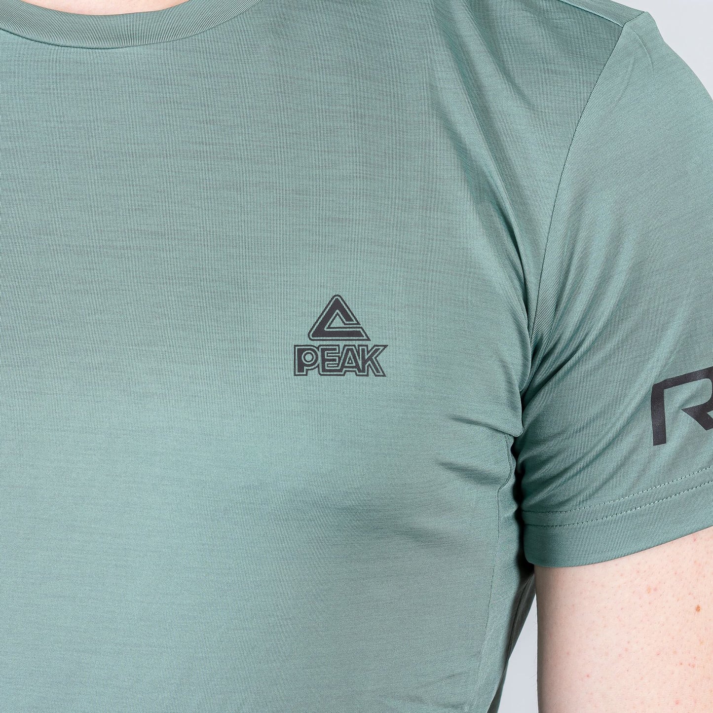 Peak Running Series Knitted T-Shirt Dk.Green Melange