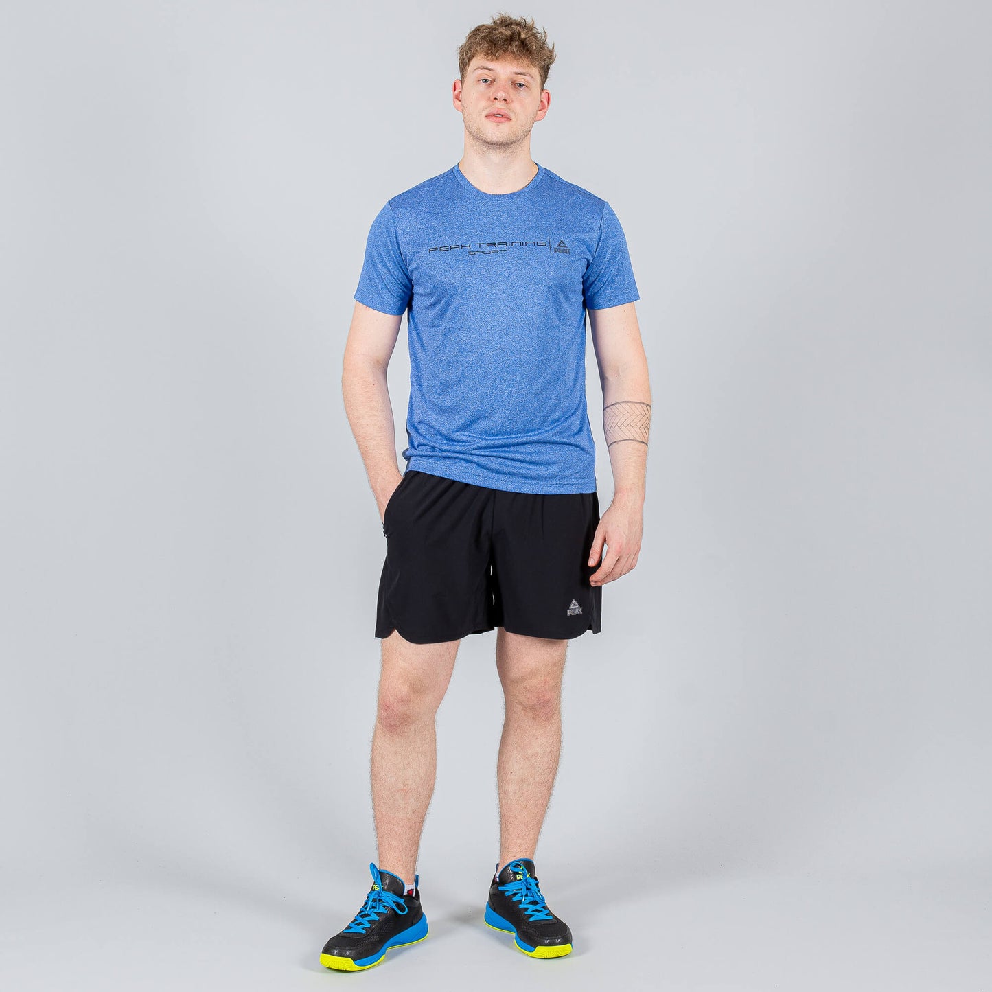 Peak Training Series Knitted T-Shirt Royal Melange