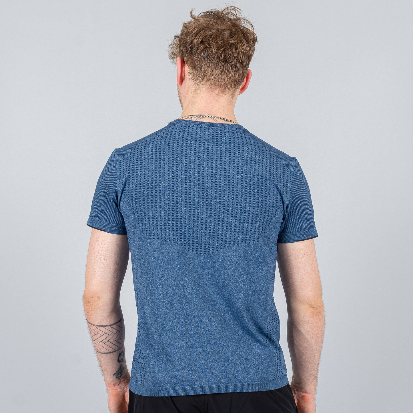 Peak Running Series Knitted T-Shirt Dk. Marine Blue