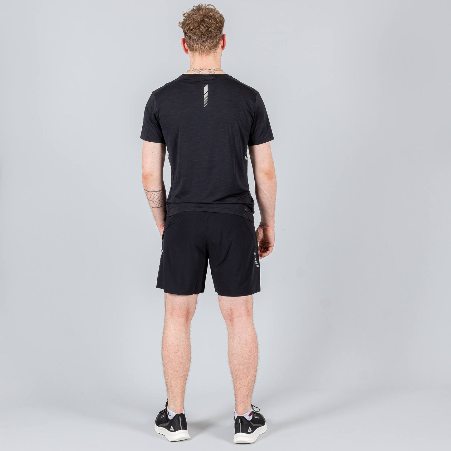 Peak Running Series Knitted T-Shirt Black