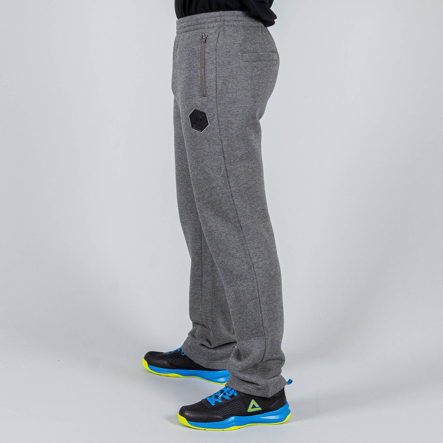 Tepláky PEAK KNITTED PANTS Tony Parker šedé