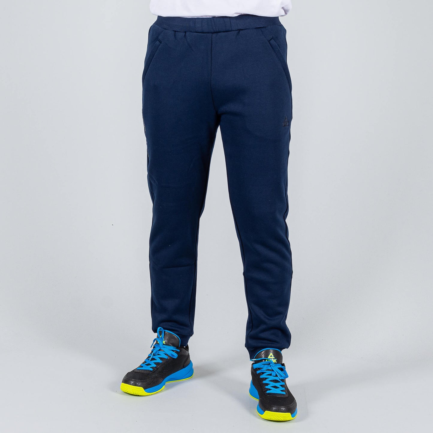 Tepláky Peak Dwight Howard series Knitted Fleece Pants tmavomodré