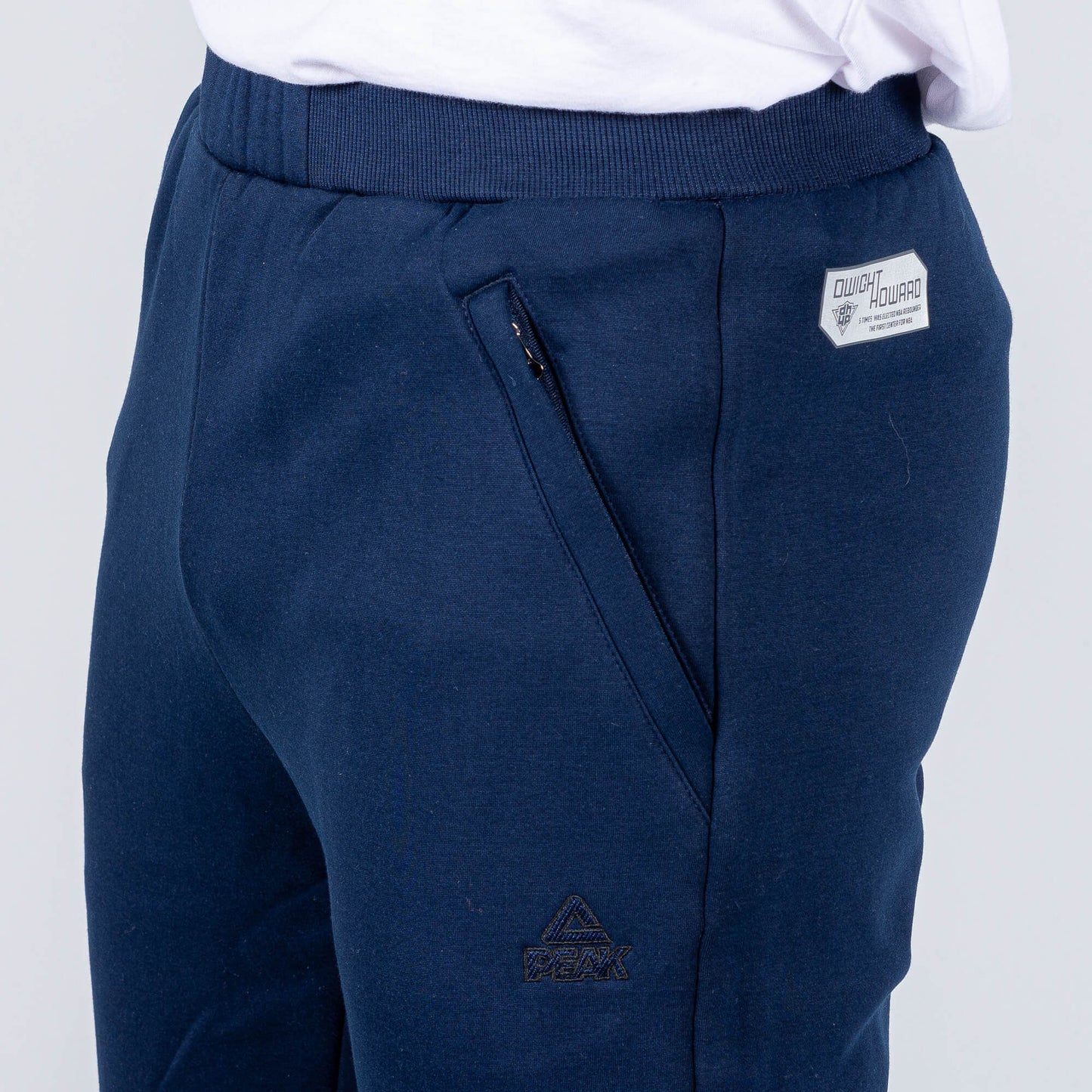 Tepláky Peak Dwight Howard series Knitted Fleece Pants tmavomodré