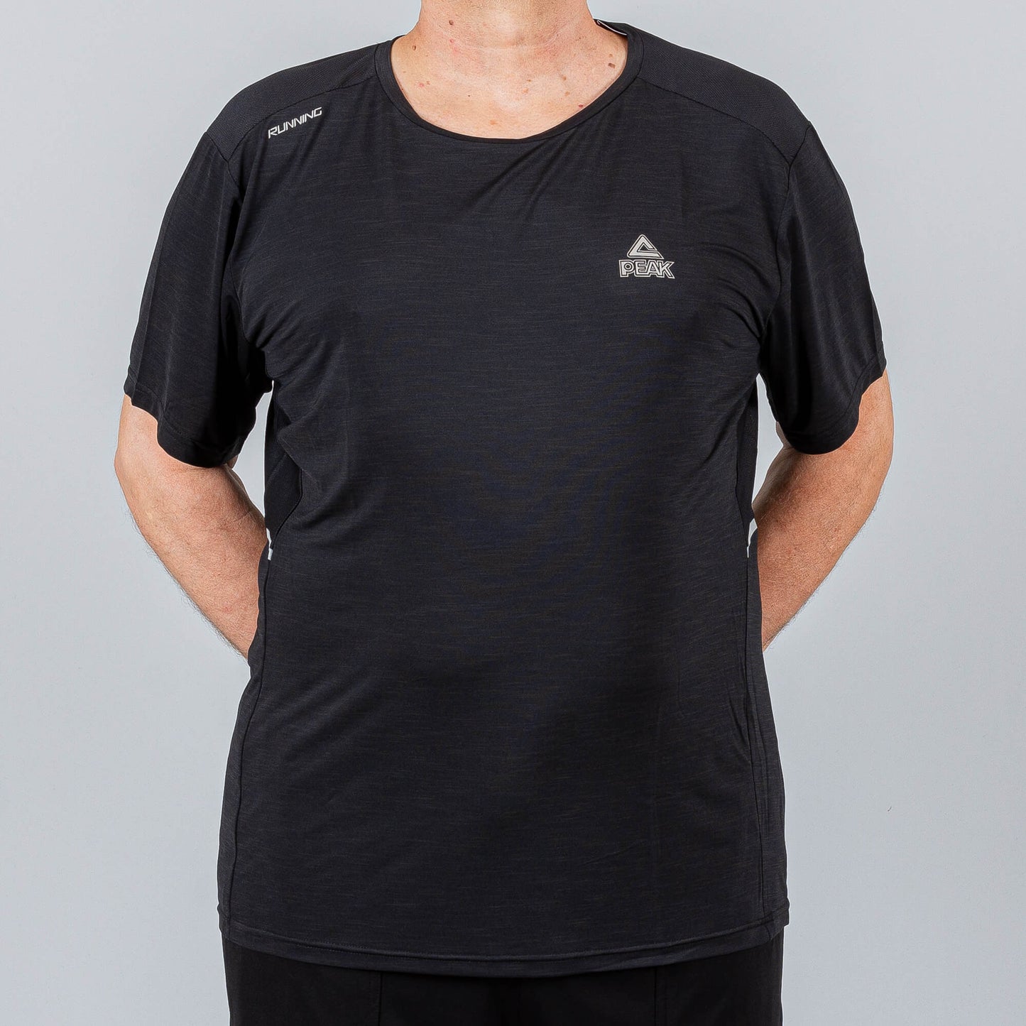 Peak Running Series B&T Knitted T-Shirt Black