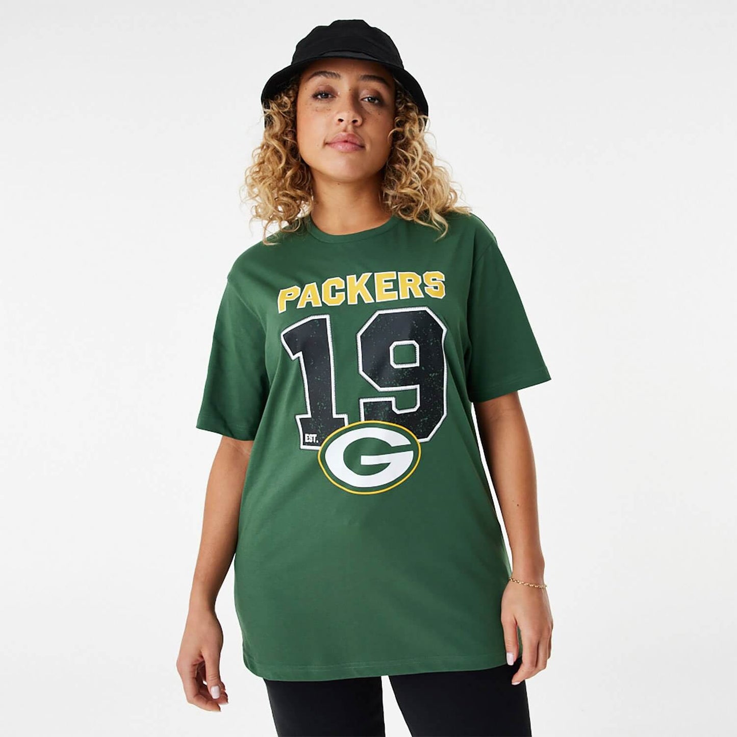 New Era Green Bay Packers NFL Wordmark Green T-Shirt