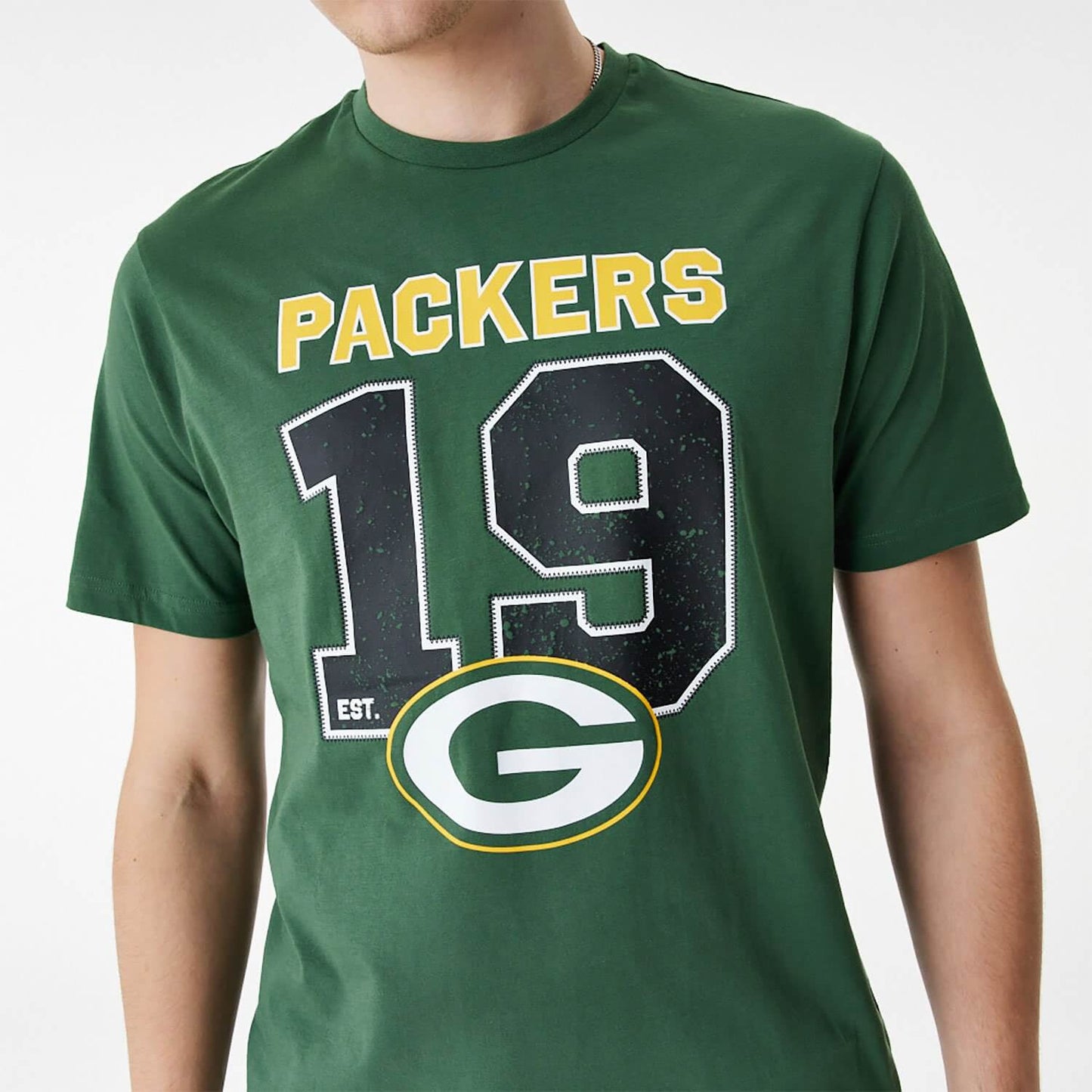 New Era Green Bay Packers NFL Wordmark Green T-Shirt