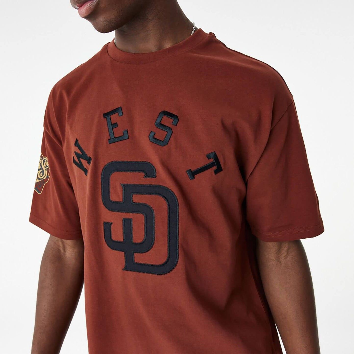 New Era San Diego Padres MLB Heritage Brown Oversized T-Shirt